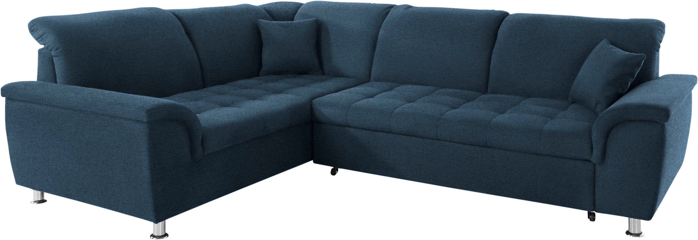 DOMO collection Ecksofa »Franzi L-Form«, wahlweise mit Kopfteilverstellung günstig online kaufen