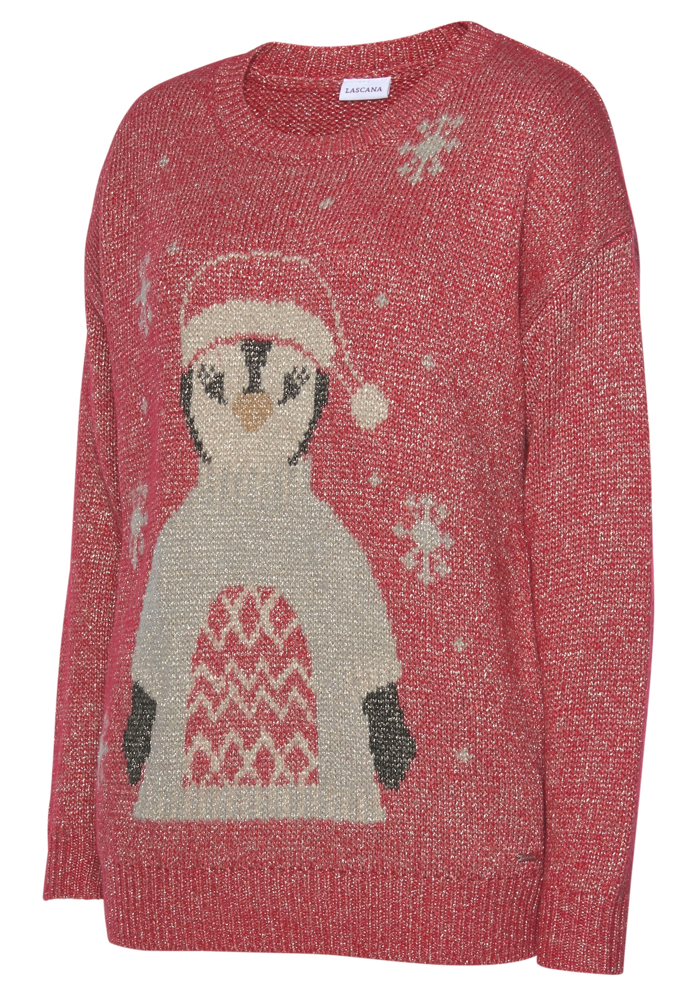 LASCANA Sweater »Weihnachtspullover«, Loungeanzug