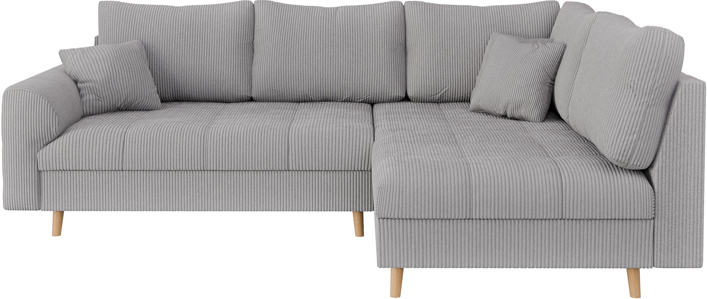 Home affaire Ecksofa »CHARRE L-Form mit Ottomane, Maße B/T/H: 231/161/81 cm günstig online kaufen