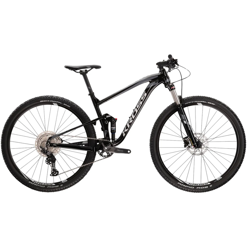 KROSS Mountainbike »Mountainbike Hardtail Earth 1.0 29"« 11 Gang Shimano DEORE M5100 Schaltwerk Kettenschaltung schwarz+schwarz