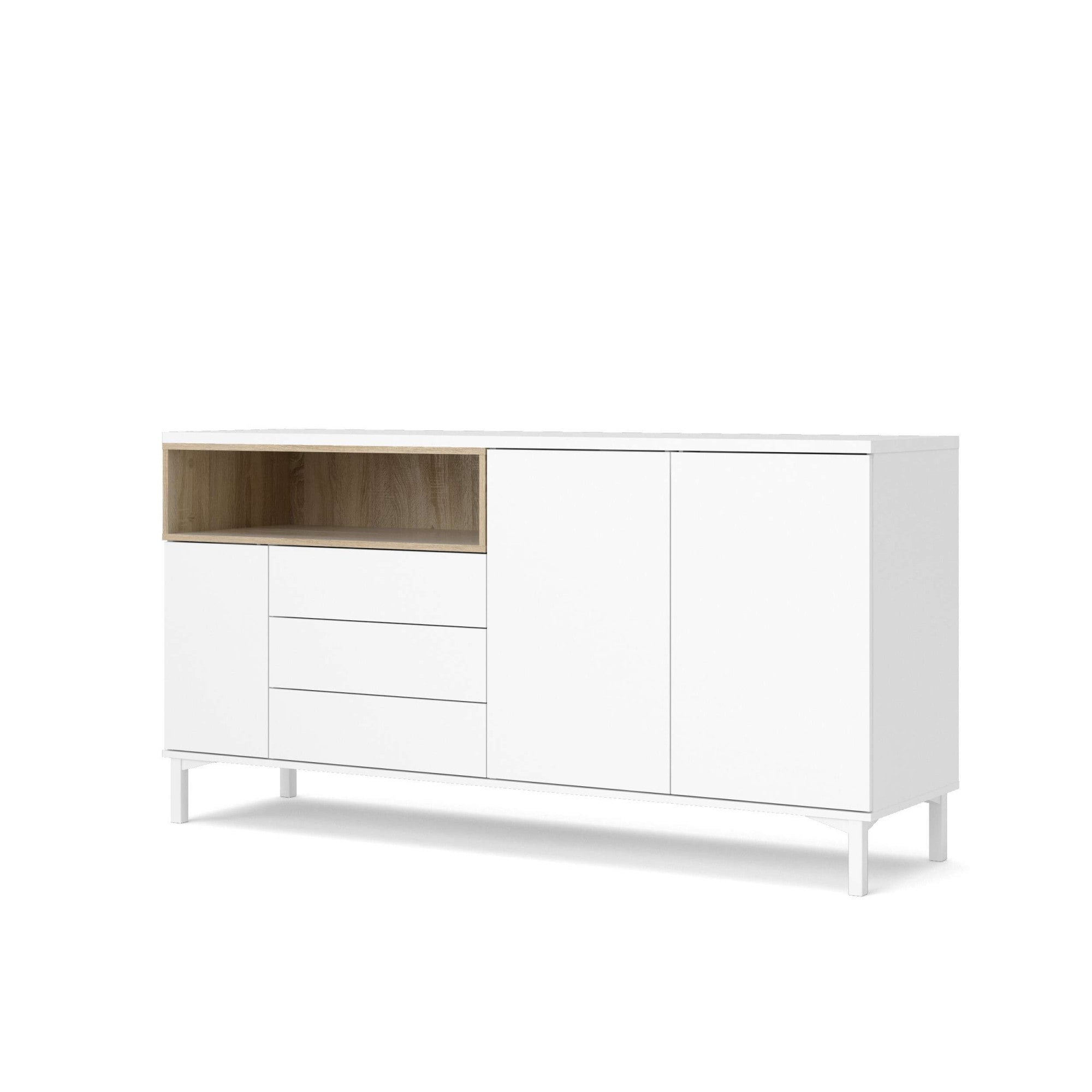 INOSIGN Sideboard »Roommers, Anrichte, Kommode, Stauraum«, Kommode, Breite 176 cm, Höhe 90 cm, 1 offenes Fach mit Rahmen-Optik