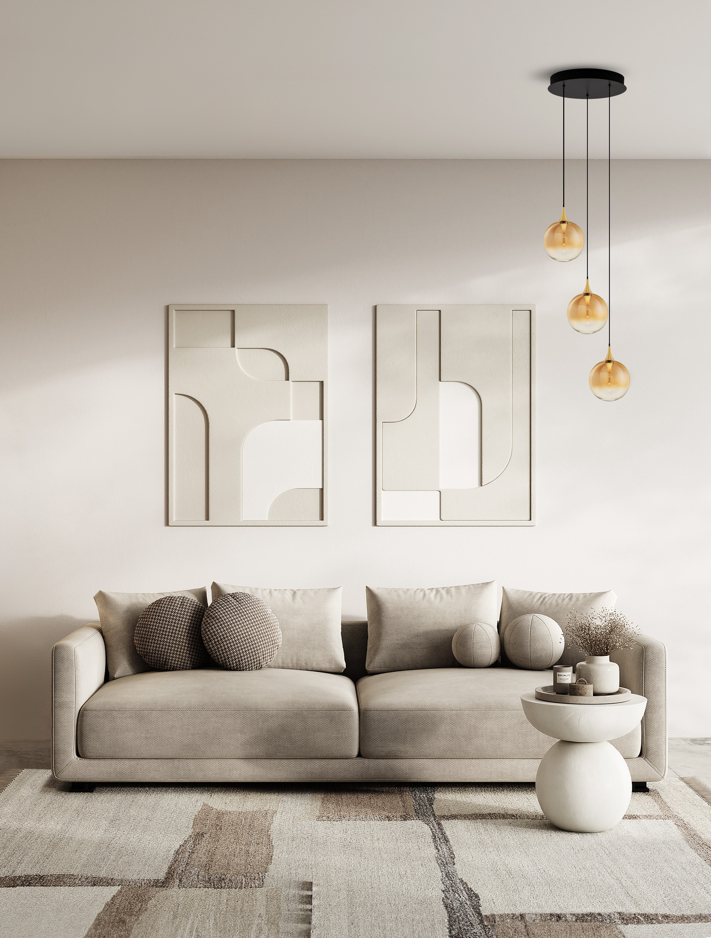 Nova Luce Pendelleuchte »ORENDA« LED-Modul 1 Stk. Warmweiß günstig online kaufen