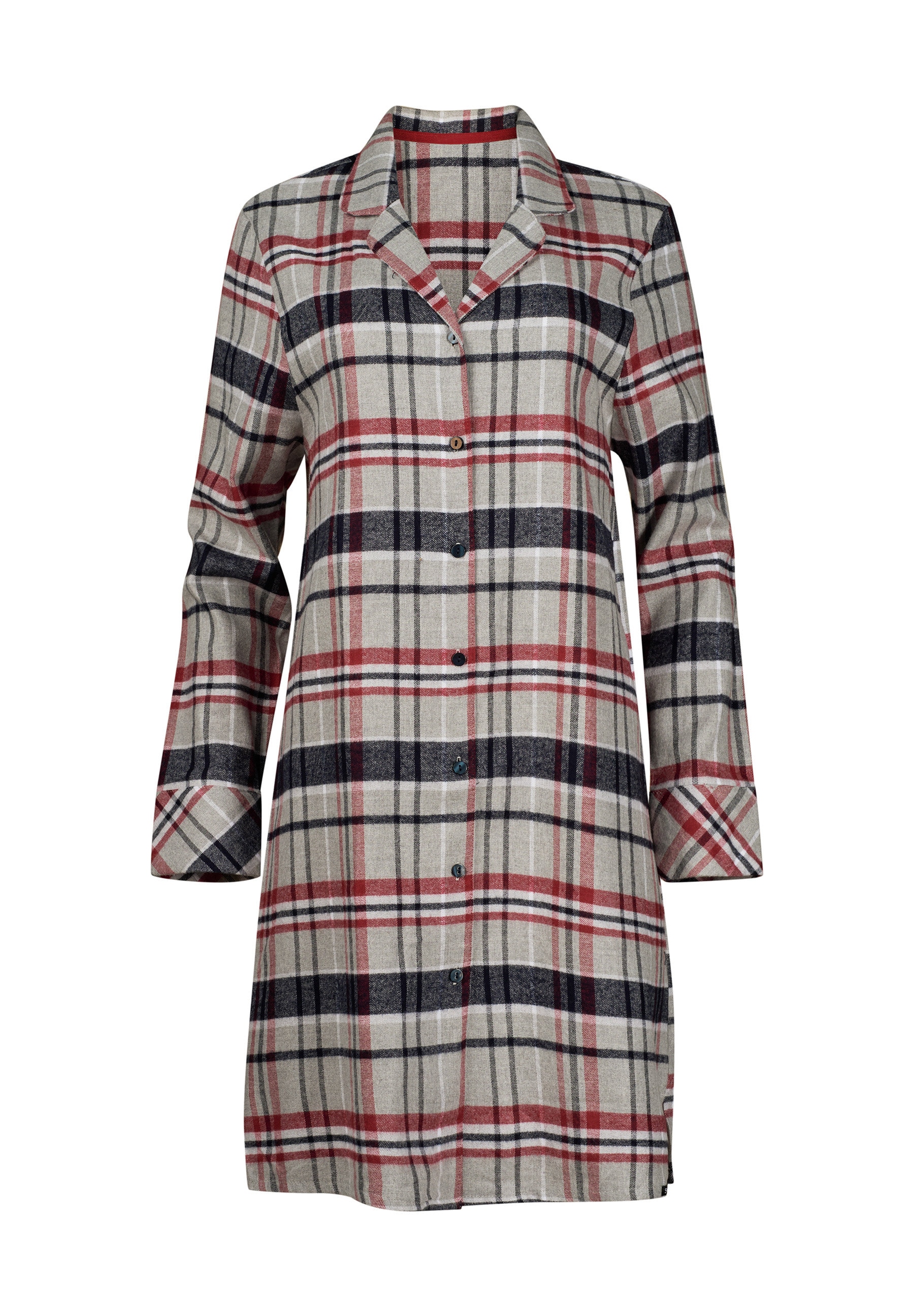 Skiny Sleepshirt »Night In Skiny Flanell« kuschelig, wärmend, Langarm, Cotton