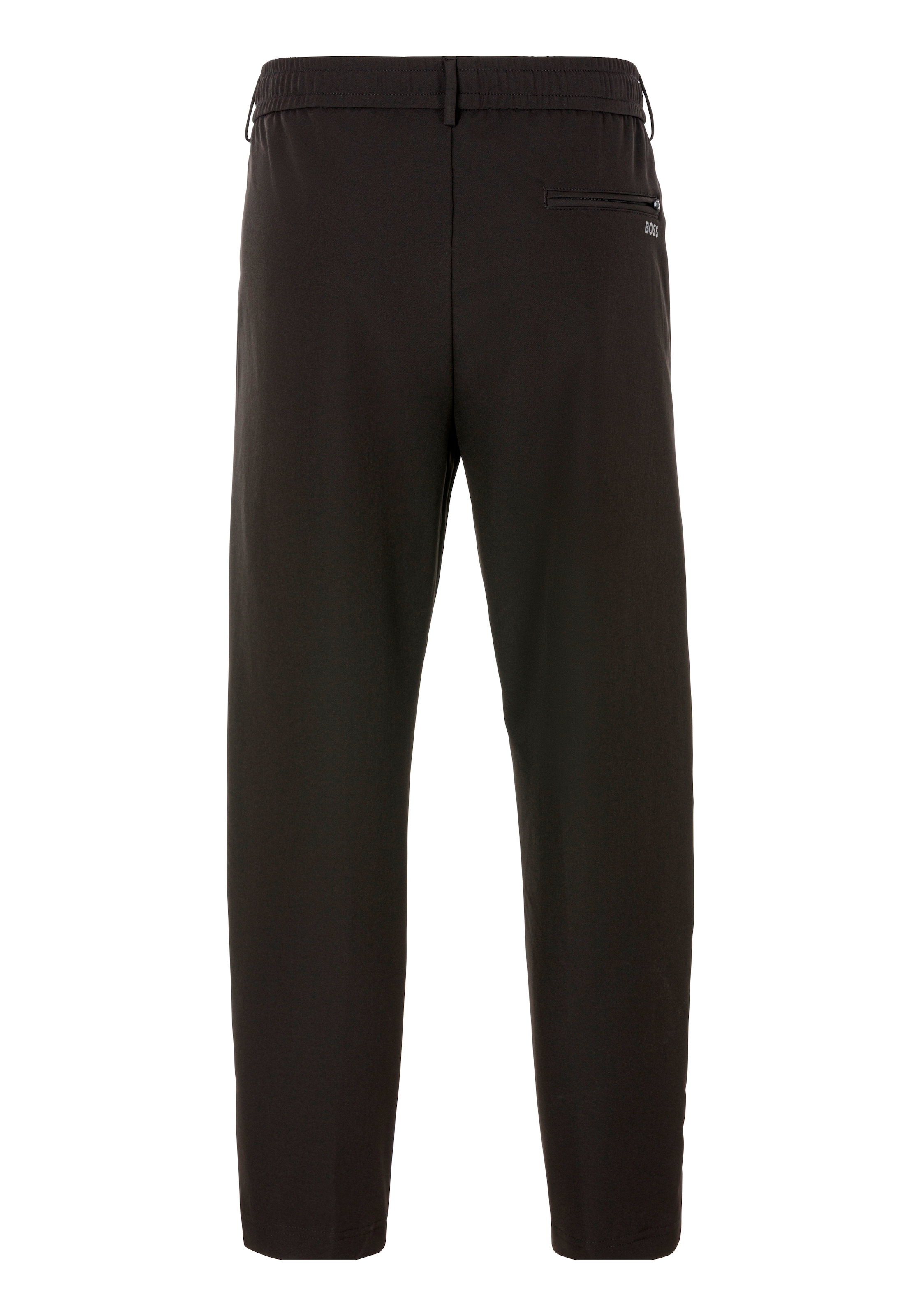 BOSS GREEN Webhose »T Convert-Pleat«, mit Zugbund und Markenlabel