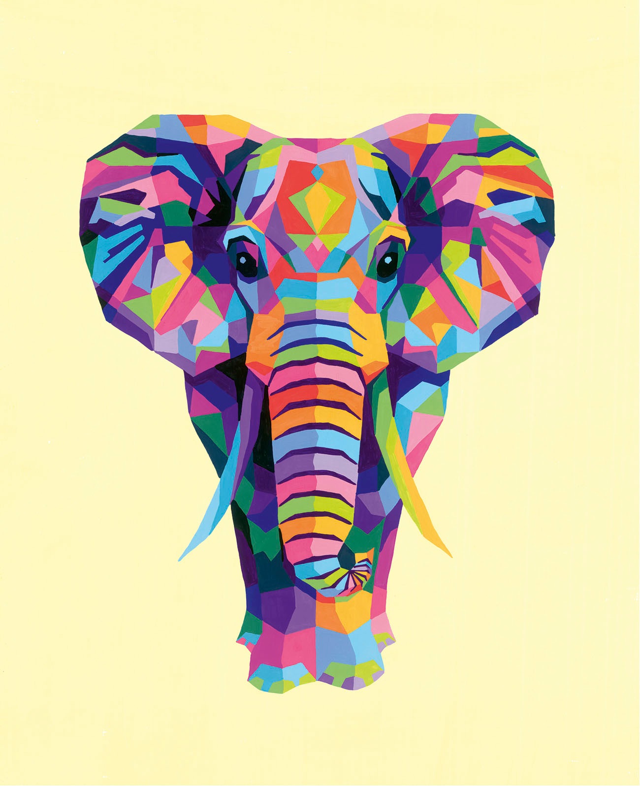 Ravensburger Malen nach Zahlen »CreArt, Funky Elephant«, Made in Europe