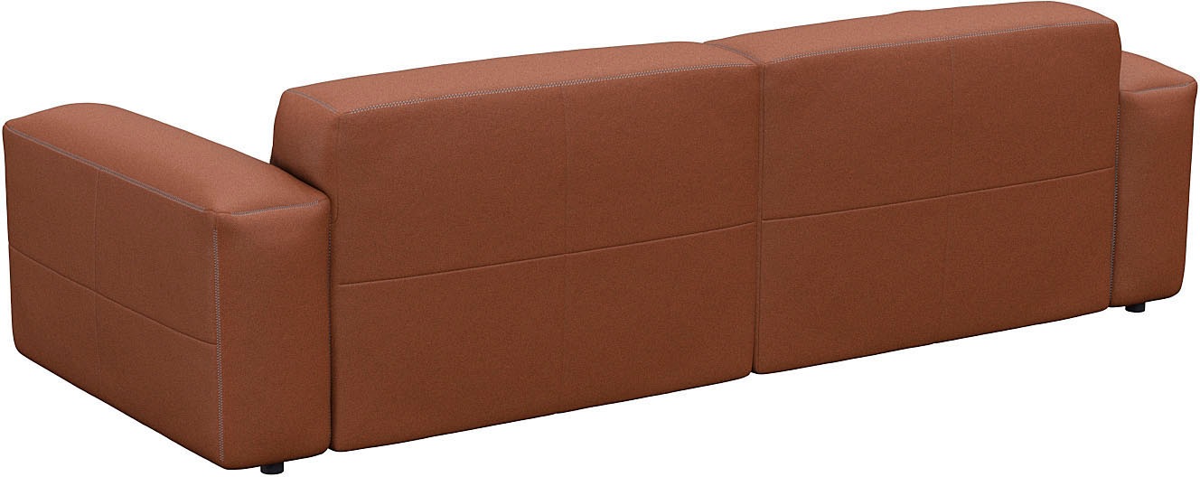 FLEXLUX 3-Sitzer »Lucera Sofa, super bequem durch hochwertigen Sitzaufbau mit Kaltschaum«, modern & anschmiegsam, Designsofa