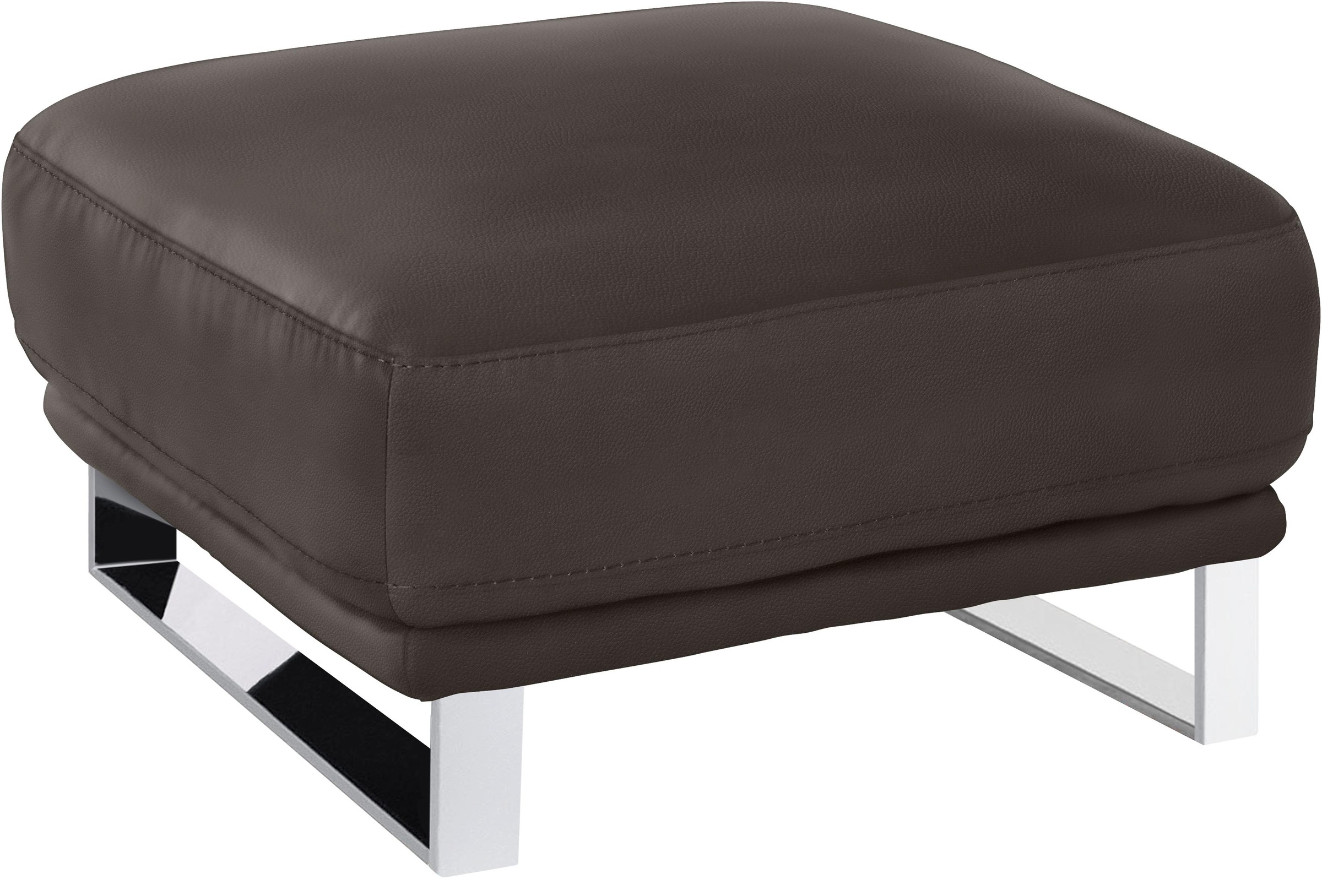 W.SCHILLIG Hocker »montanaa«, mit Metallkufen in Chrom glänzend, Breite 71 cm