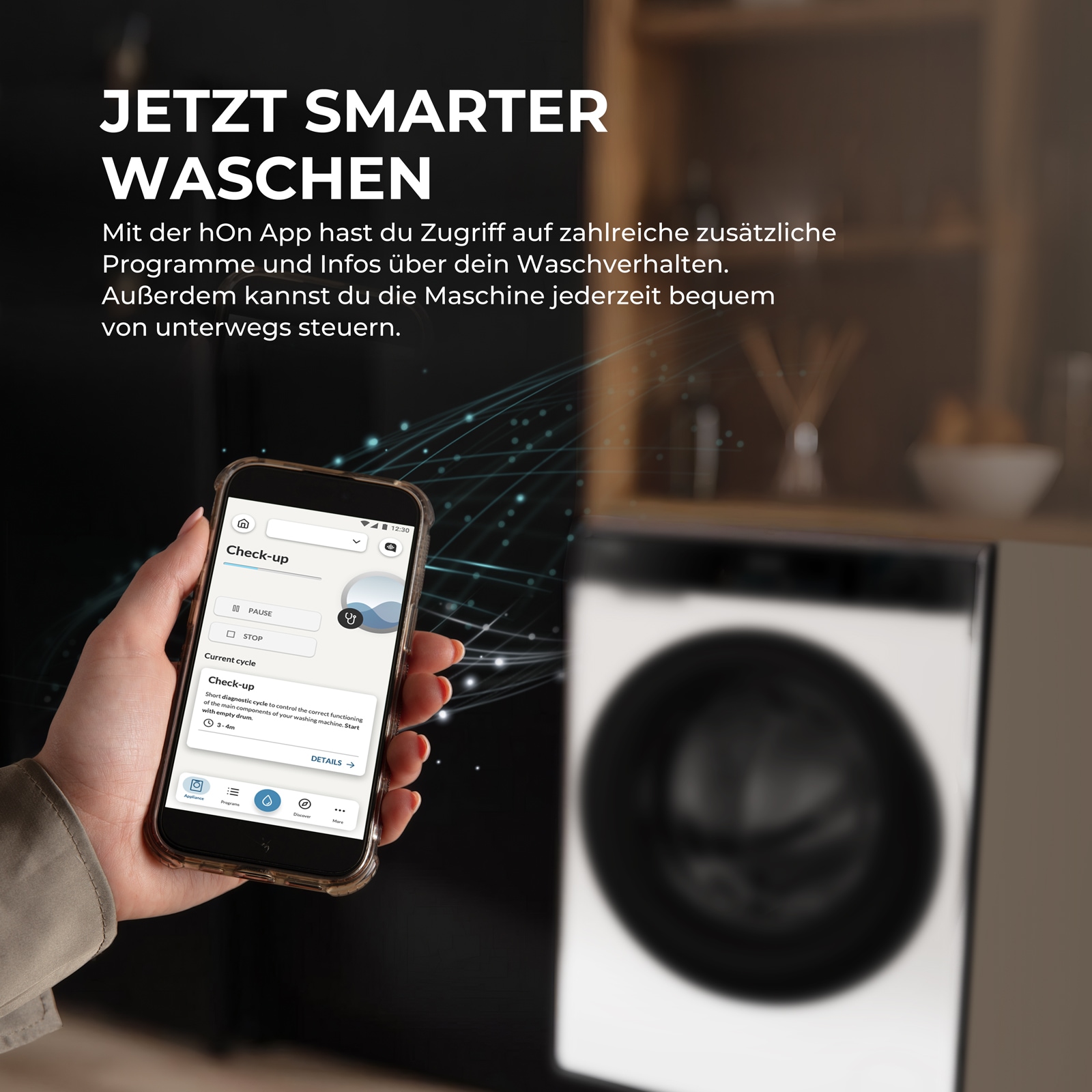 Haier Waschtrockner »HWD100-BP14657U1« G5 Serie 10 kg /6 kg Smart AI Automatikprogramm & Wi-Fi