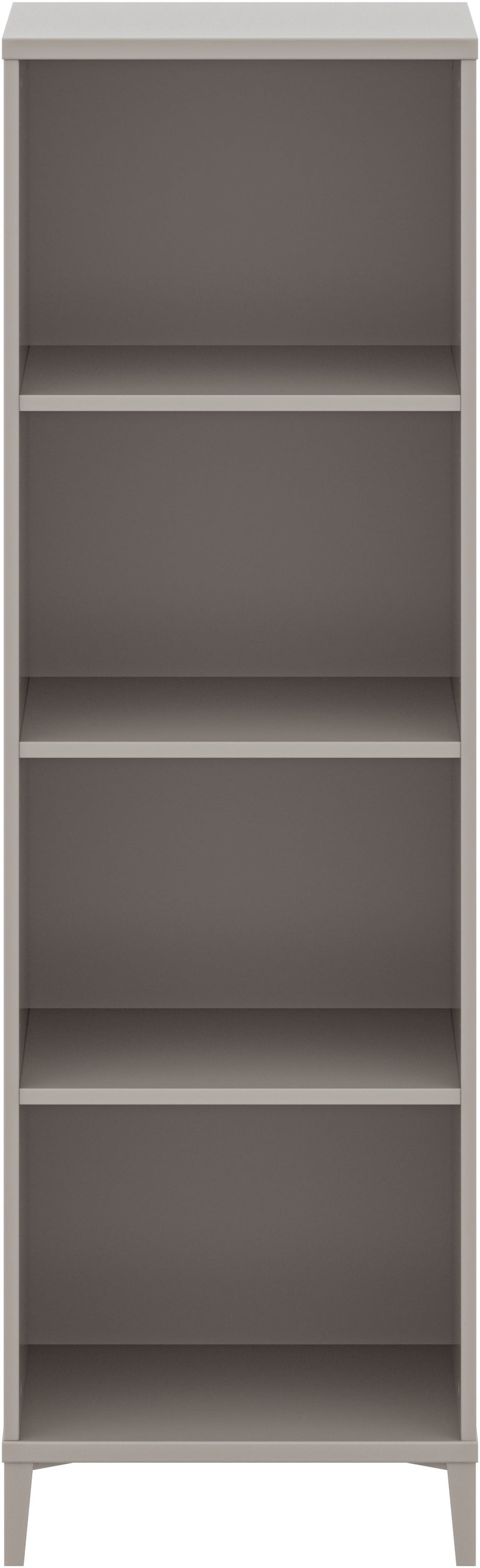 YUNY by PAIDI Standregal »BROTHER STU mit 4 offenen Fächern«, (B/H/T ca. 48x155x38cm, Taupe), stabiles und langlebiges Regal, geprüfte Qualität