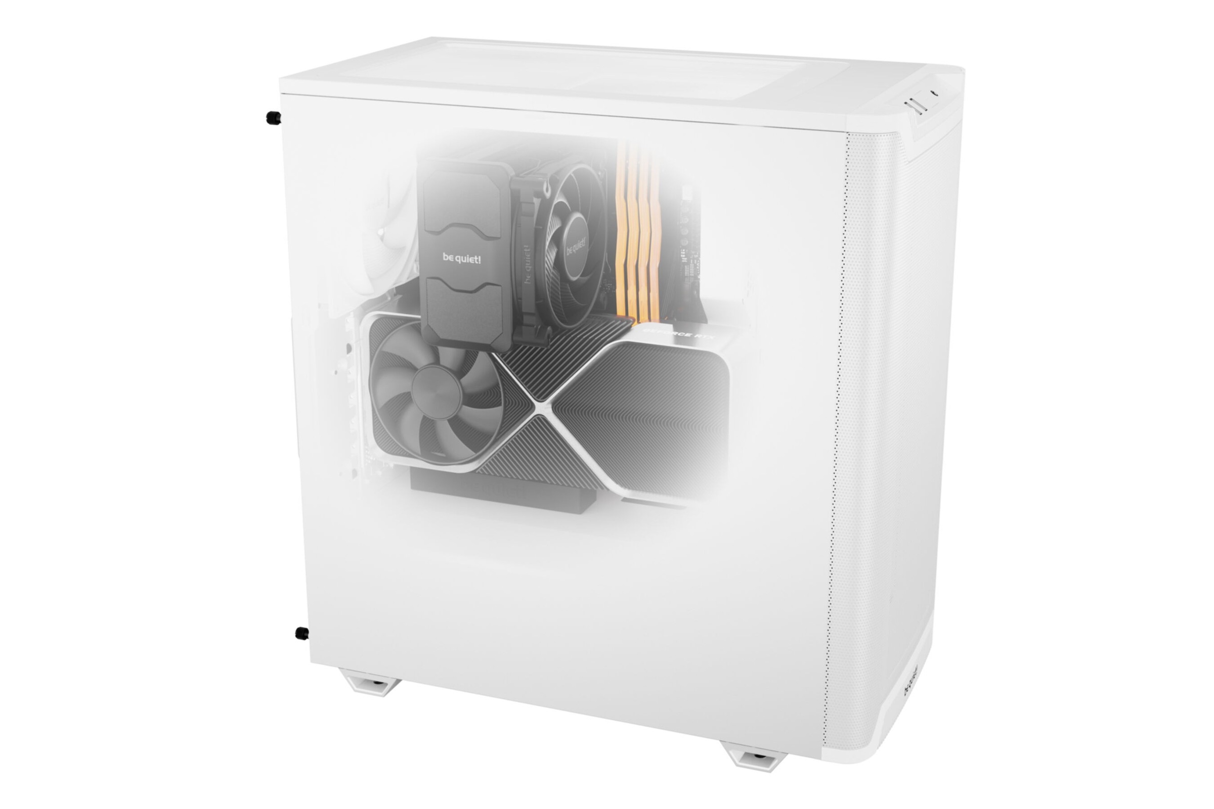 be quiet! PC-Gehäuse »PURE BASE 501 Airflow White«