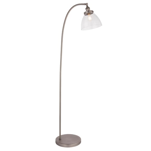Brilliant Stehlampe »Noami«, 1 cm Metall/Glas, 152 kaufen E27, mit online Höhe, Fußschalter, flammig-flammig, silber