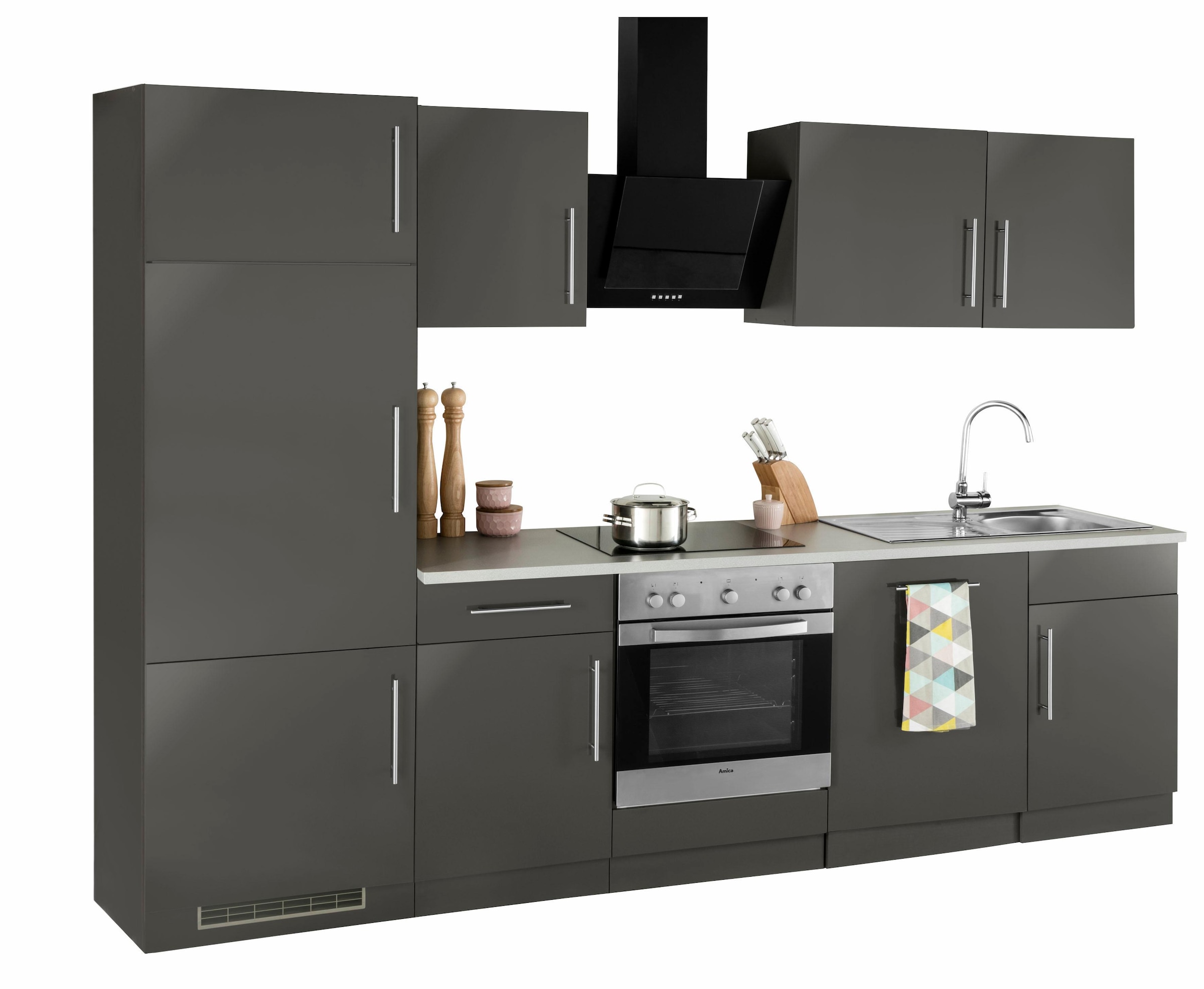 wiho Küchen Küchenzeile »Cali«, online cm 280 E-Geräte, ohne kaufen Breite