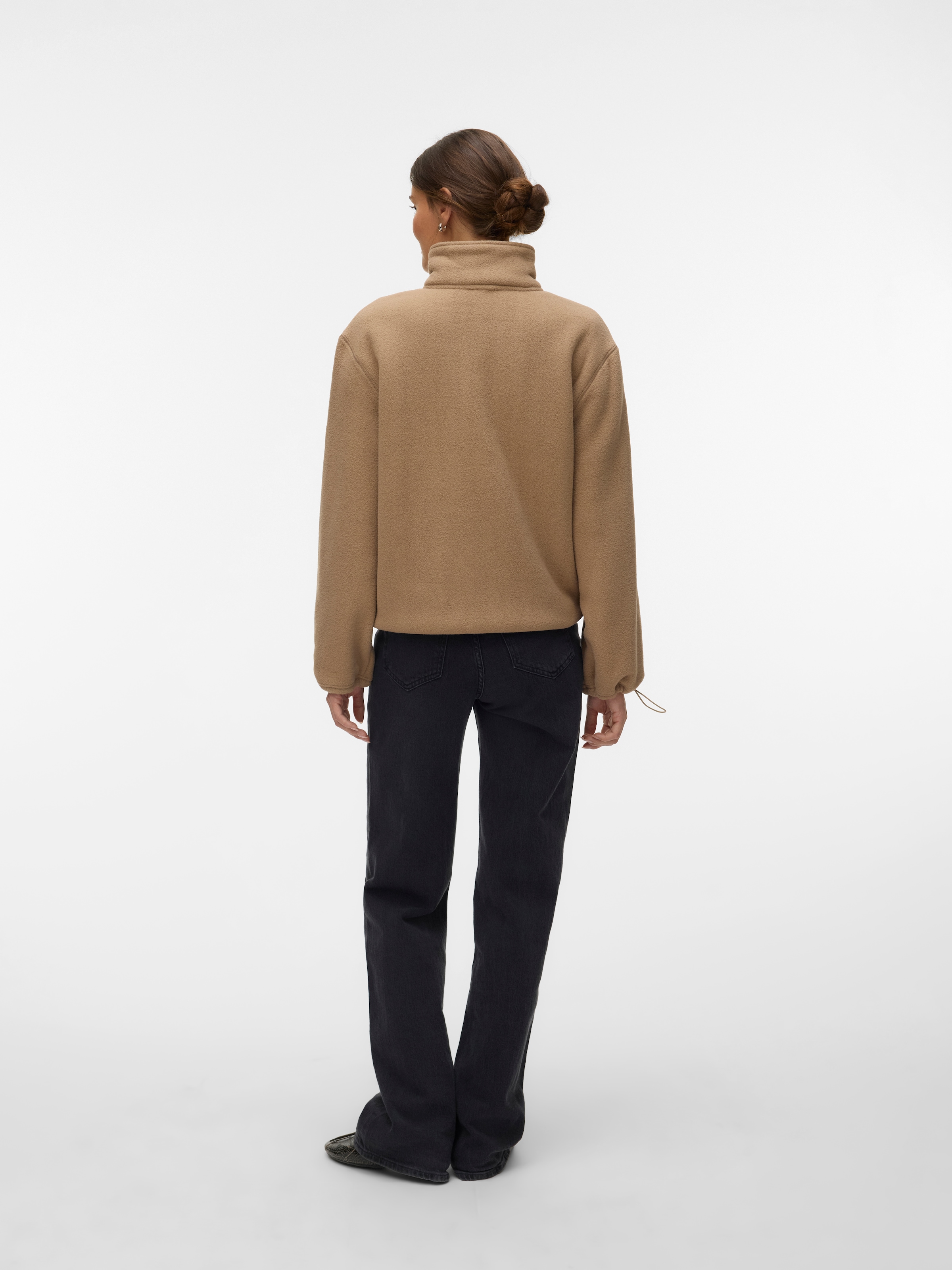 Vero Moda Fleecejacke »VMJANNIE LS FLEECE ZIP JACKET EXP« Kunstfaser