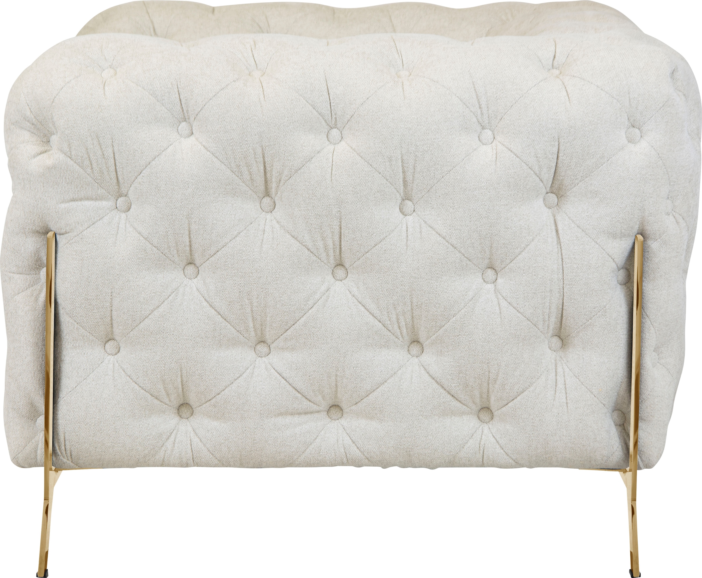 Leonique Chesterfield-Sessel »Amaury Sessel«, aufwändige Knopfheftung, moderne Chesterfield Optik, Fußfarbe wählbar