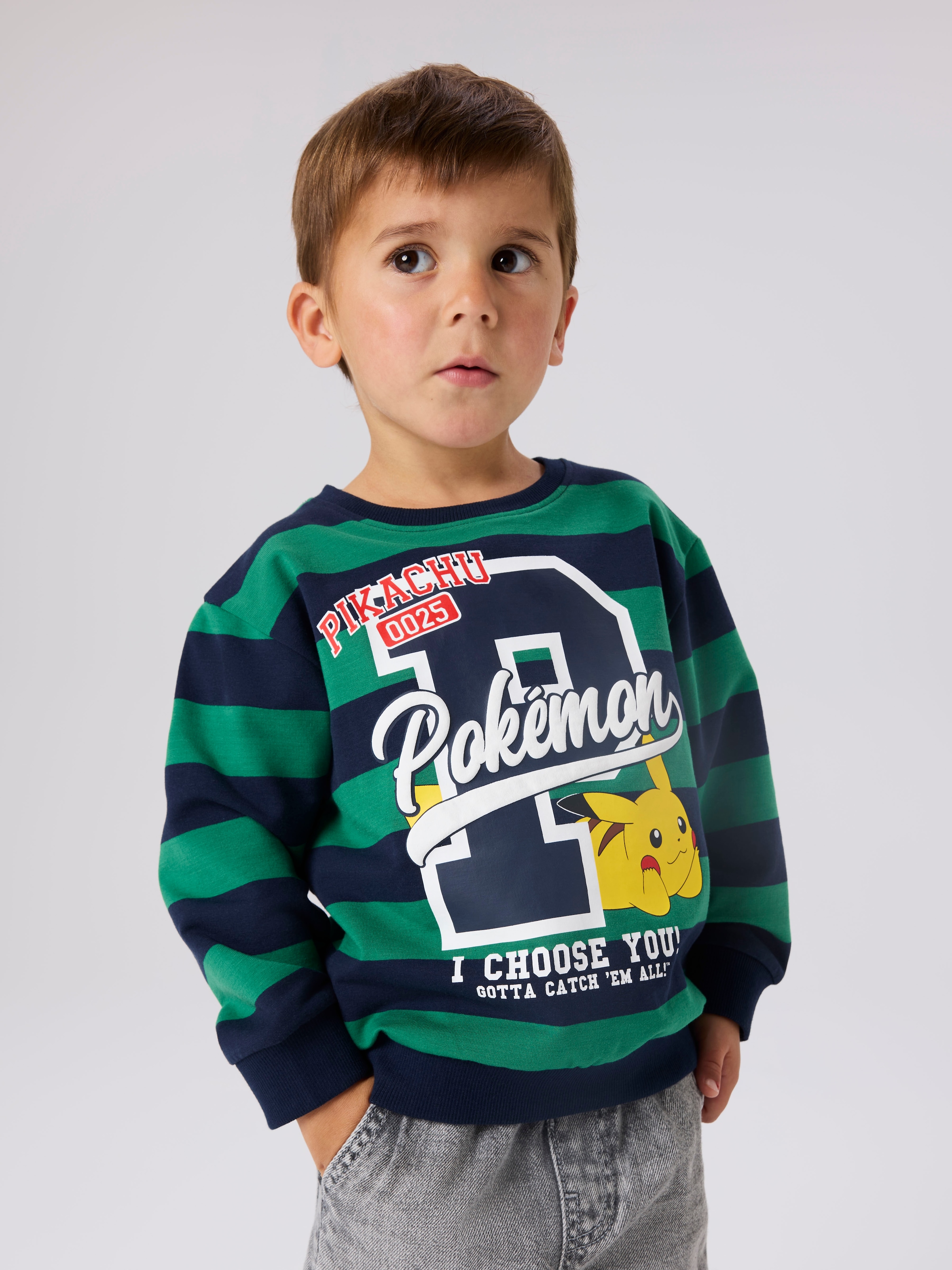 Name It Sweatshirt »NMMJOSEF POKEMON NREG SWEAT UNB SKY«, Baumwollmischung, regular fit
