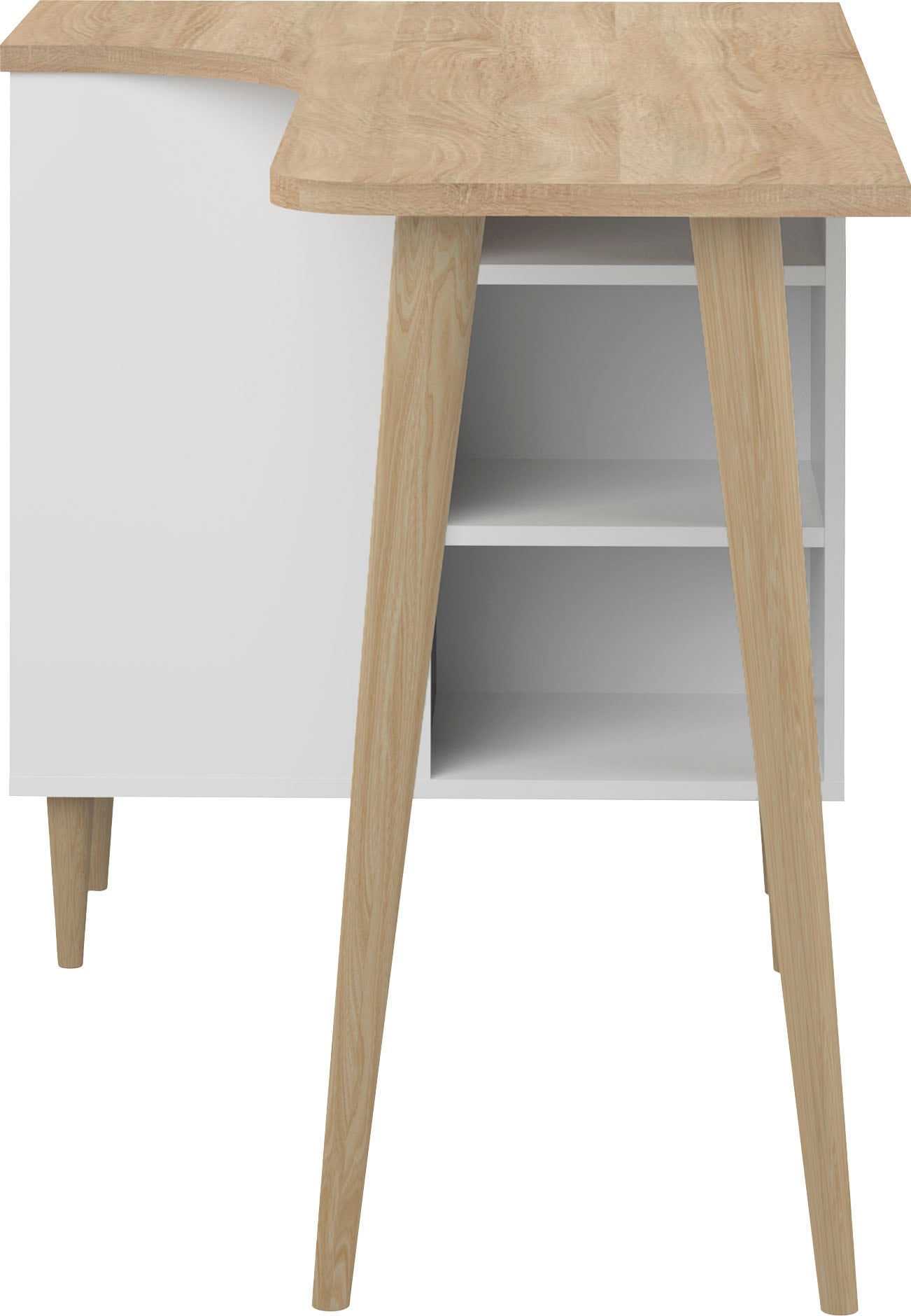 TemaHome Schreibtisch »NOOK«, platzsparender Eckschreibtisch