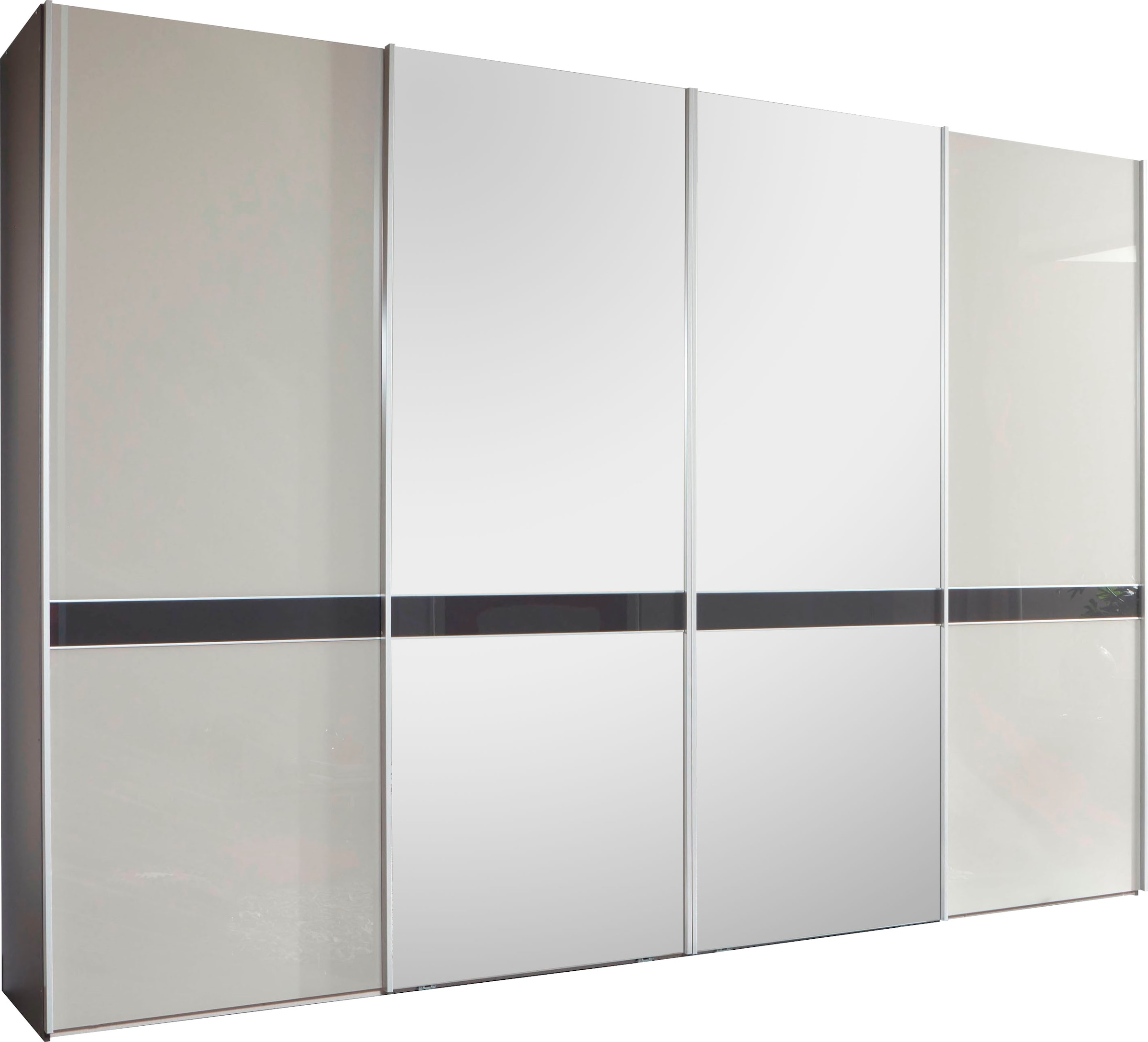 WIEMANN Schwebetürenschrank »Rialto« hochwertige Glas- und Spiegelfront mit günstig online kaufen