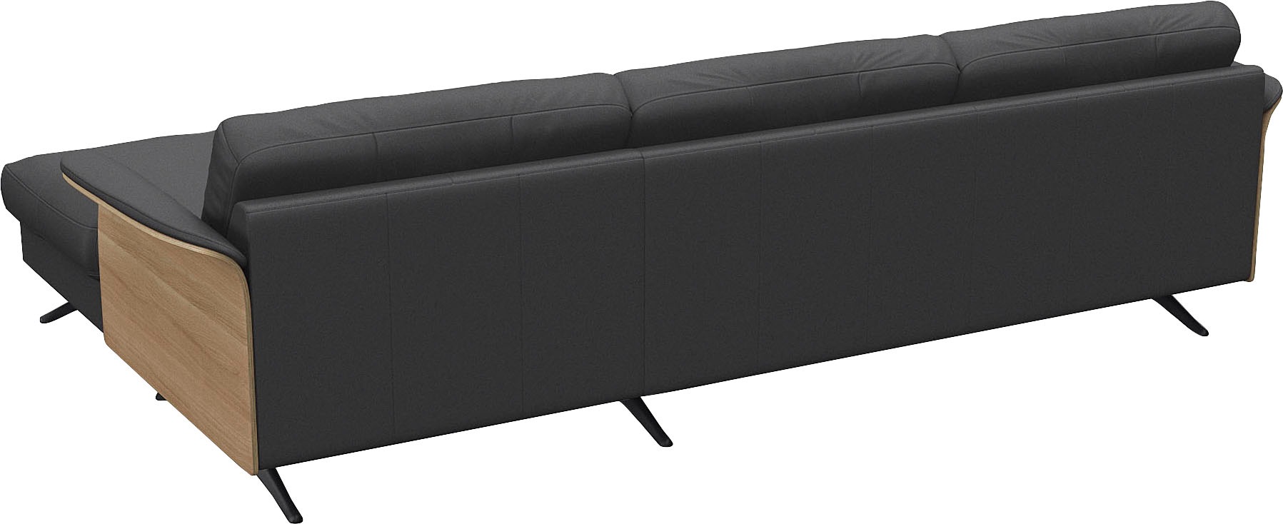 FLEXLUX Ecksofa »Glow, super bequem durch hochwertigem Sitzaufbau mit Federkern, L-Form«, Modernes skandinavisches Design