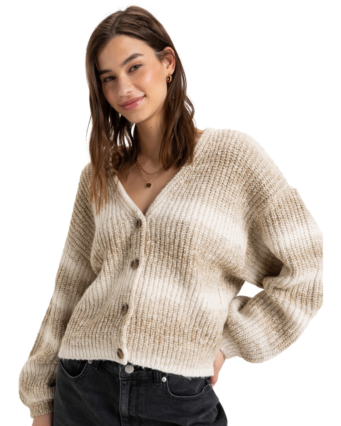 Roxy Cardigan »Marble Tiles«