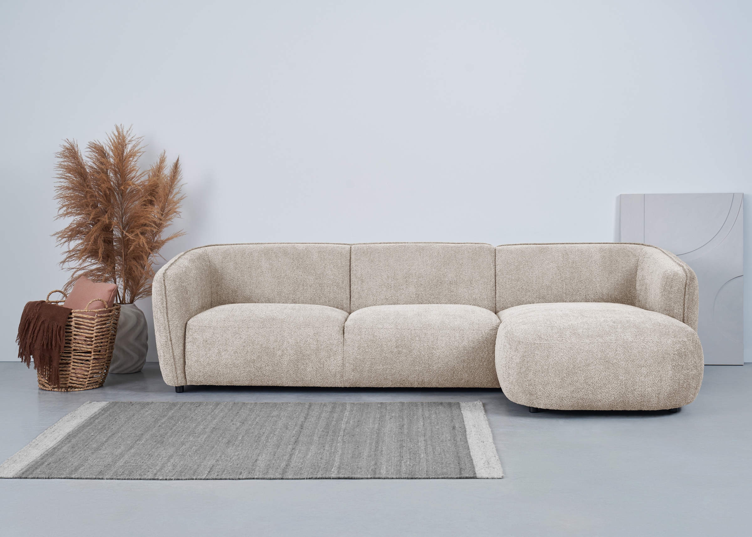 andas Ecksofa »Ostrup«, schlichtes modernes Design, in verschiedenen Farben