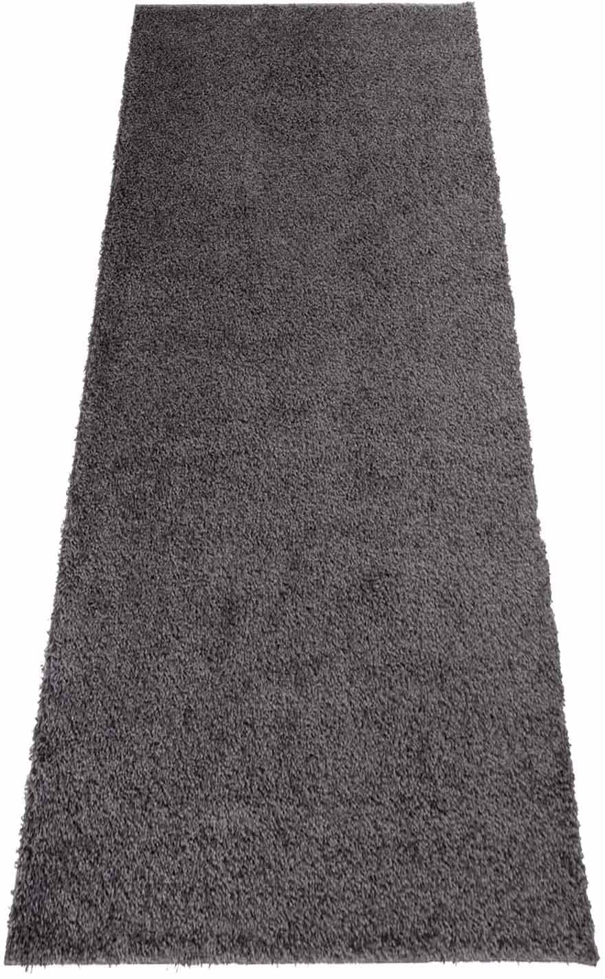 Carpet City Hochflor-Teppich »Shaggi uni 500«, rechteckig, 30 mm Höhe, Läufer, Shaggy, Uni, Langflor, weich, Wohnzimmer, Schlafzimmer, Kinder