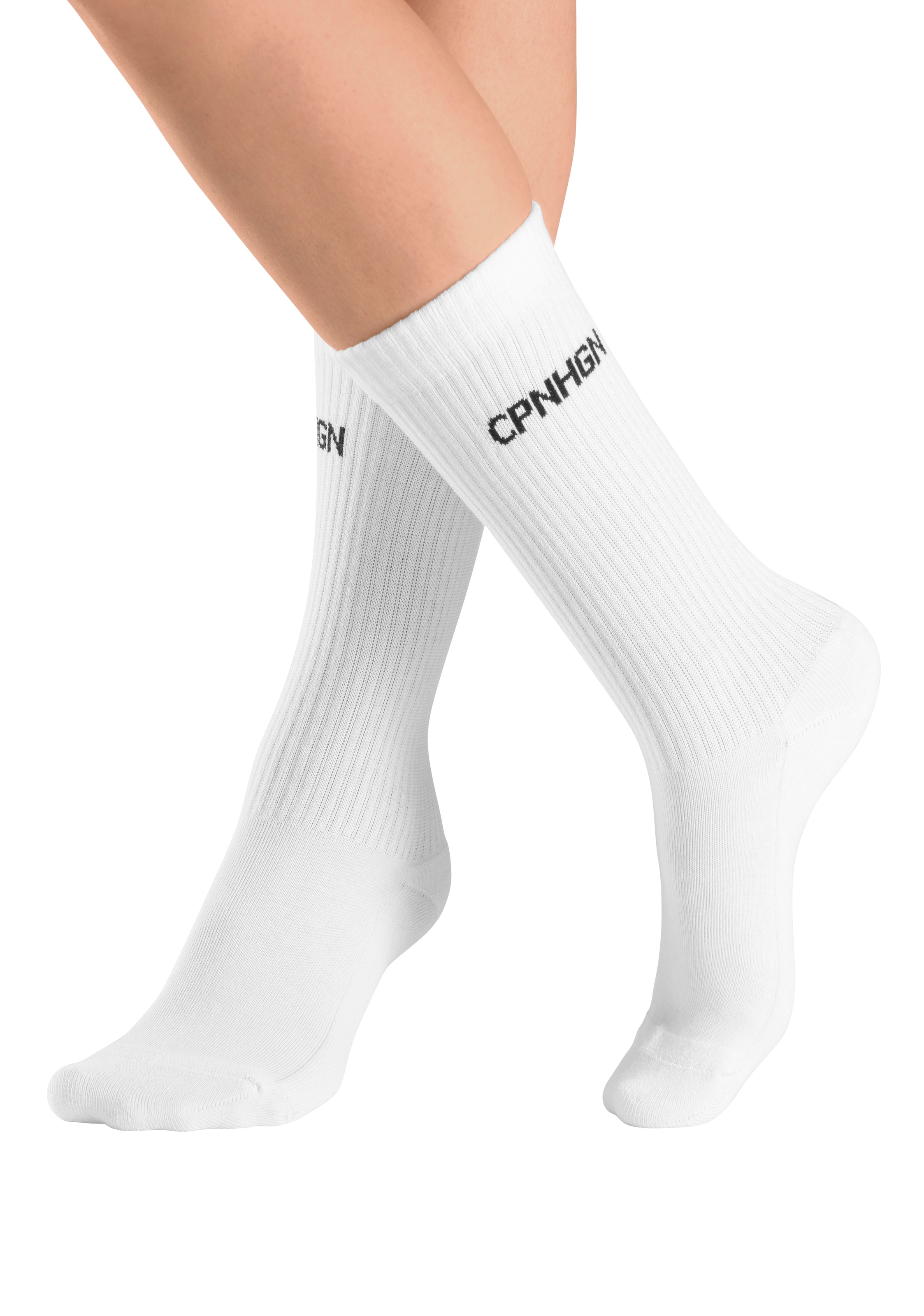 Copenhagen Studios Tennissocken, (Packung, 3 Paar), mit Halbfußfrottee