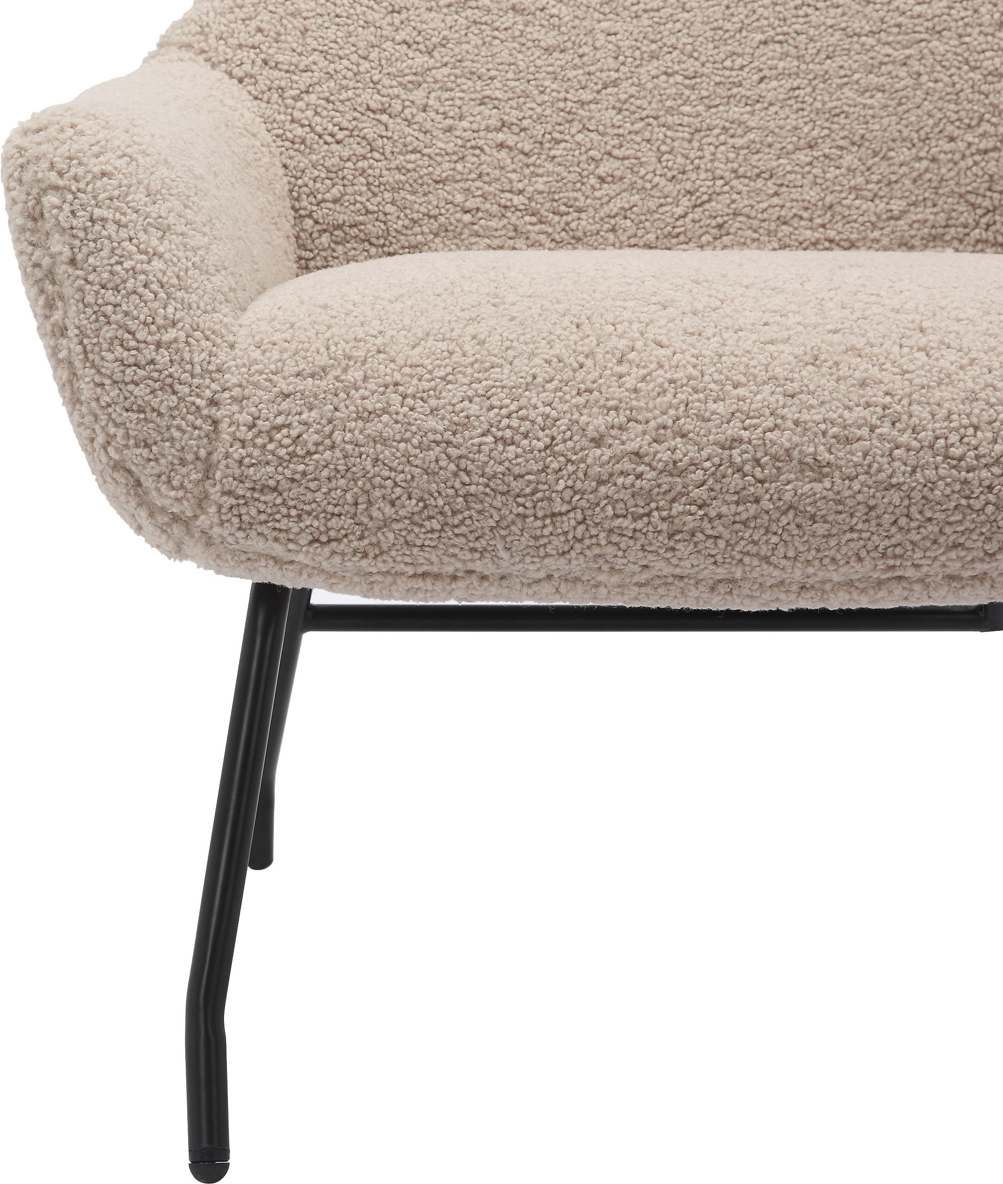 SalesFever Sessel, (Set, 2 St.), mit Bezug in Teddyfelloptik