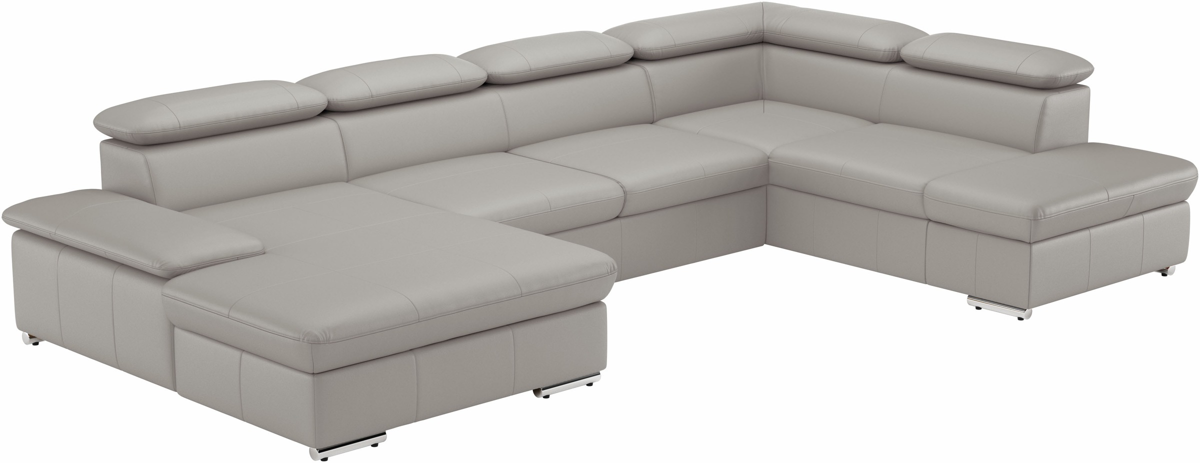sit&more Wohnlandschaft »Valantine U-Form«, inkl. Kopf- und Armteilverstellung, wahlweise mit Bettfunktion