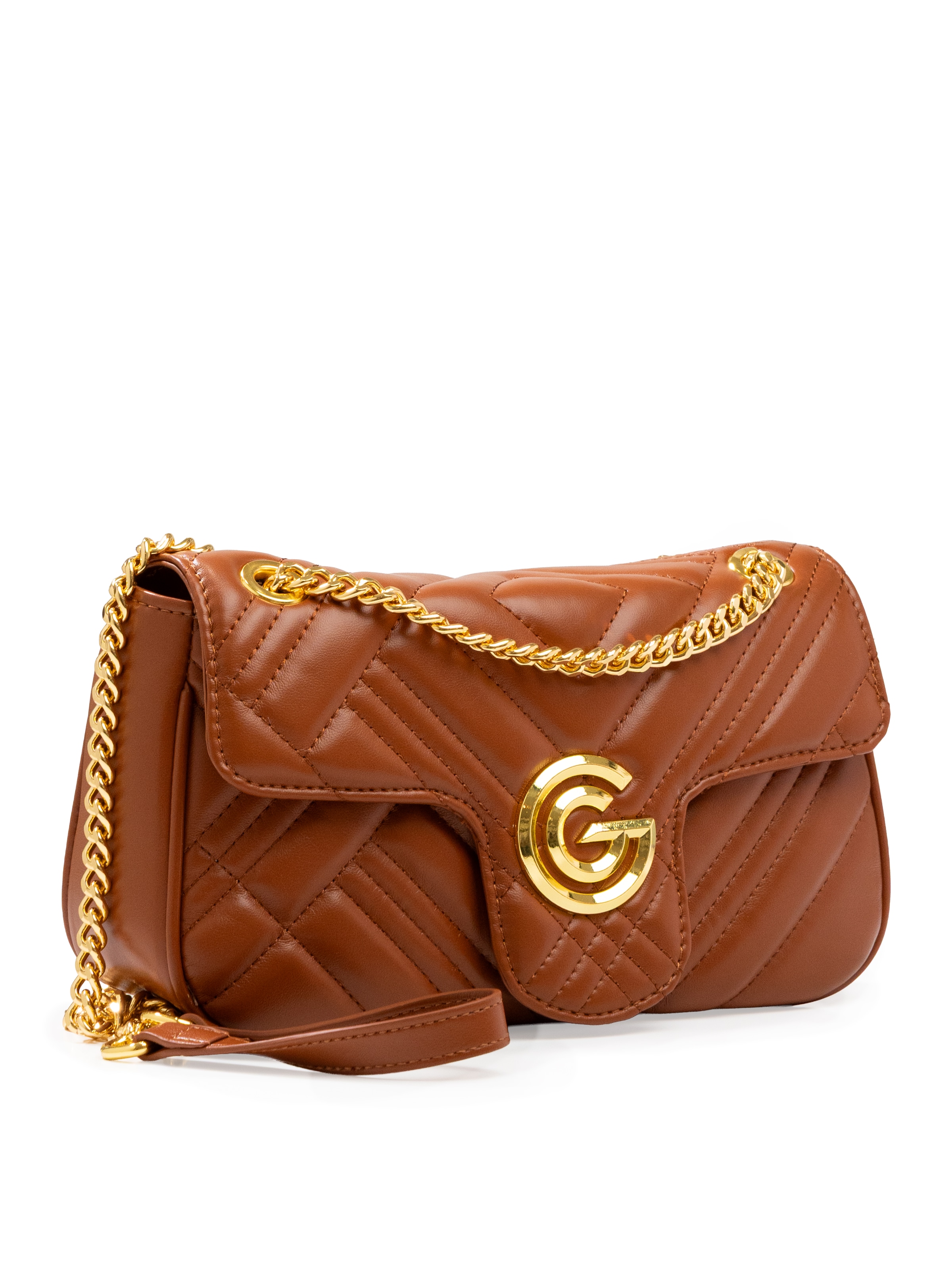 Gabriella GUCCI Umhängetasche »CINDY« Damen Umhängetasche, Handtasche, Tragetasche mit Logoverzierung