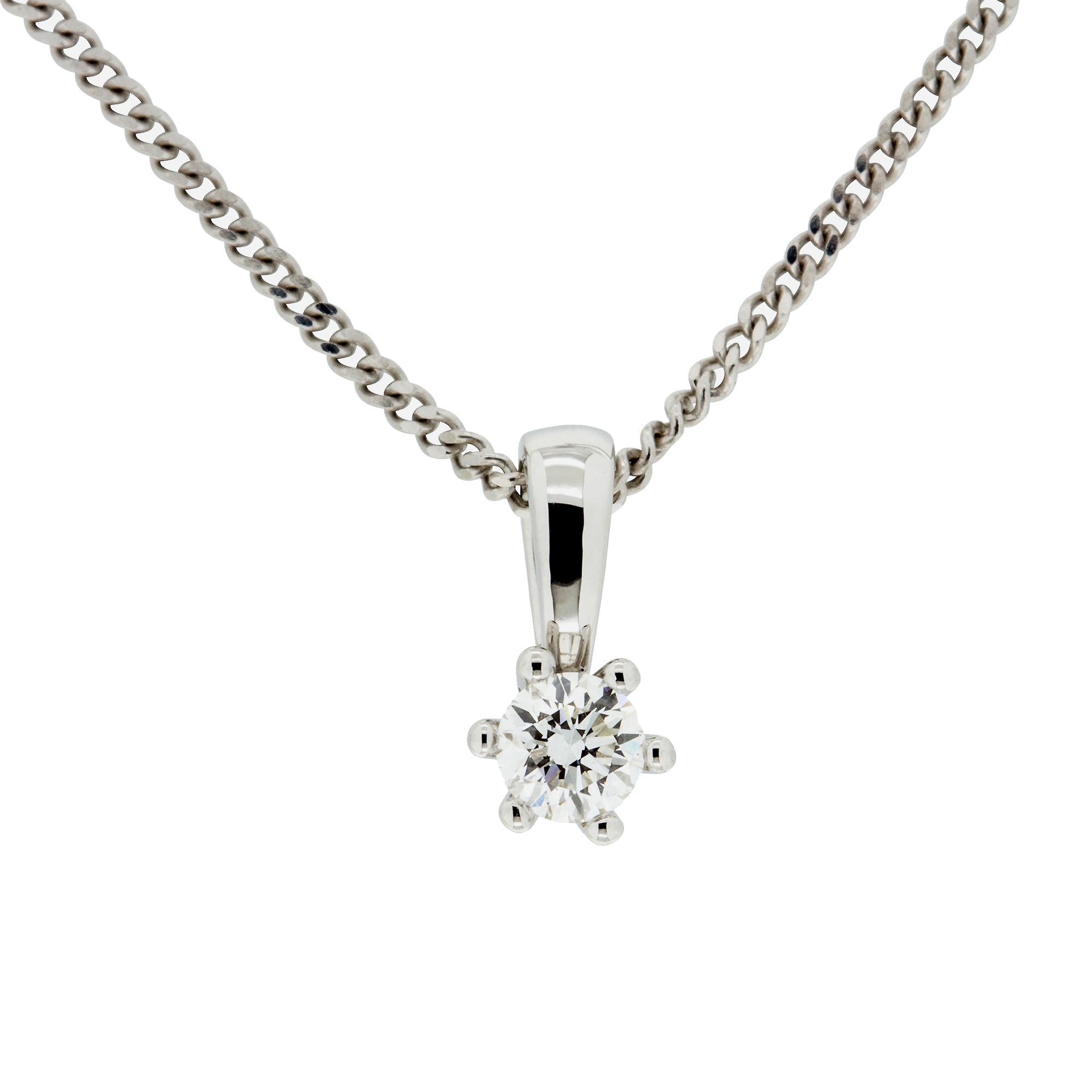 Orolino Kette mit Anhänger »Gold 585 mit natürlichem Brillant 0,20ct.«