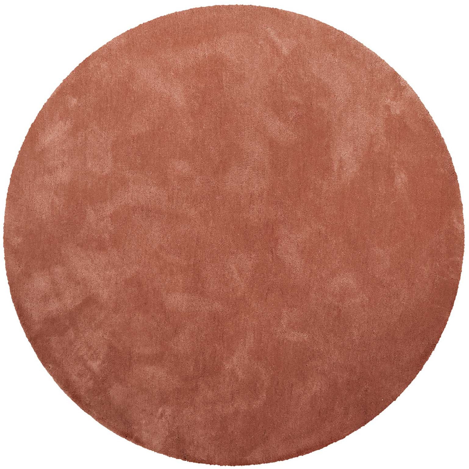Homie Living Teppich »Pisa«, rund, 25 mm Höhe, Hochflor, Microfaser, uni, w günstig online kaufen