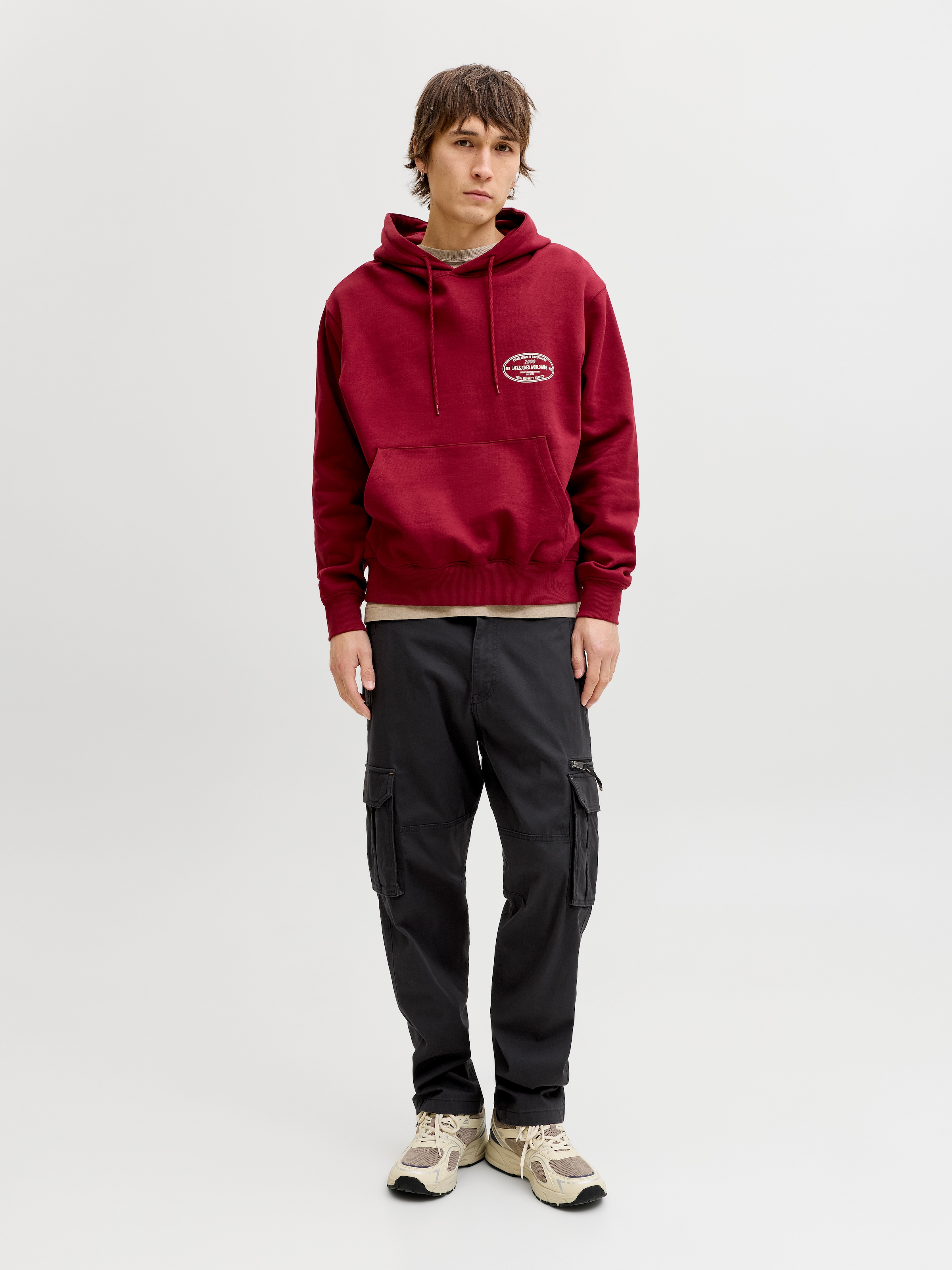 Jack & Jones Cargohose »JPSTKANE DOVER ZIP CARGO SN«  mit Seitentaschen
