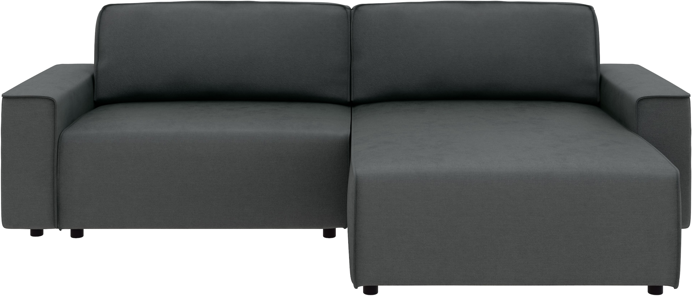 INOSIGN Ecksofa »Chance, Recamiere beidseitig montierbar, Schlaffunktion, Breite 265 cm«, auch in Cordstoff, Schlafsofa mit Bettkasten, Couch in L-Form