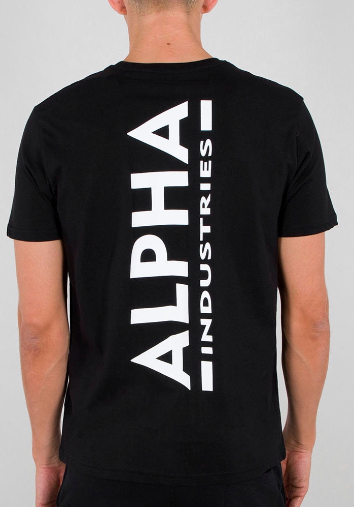 Alpha Industries Rundhalsshirt »Backprint T«