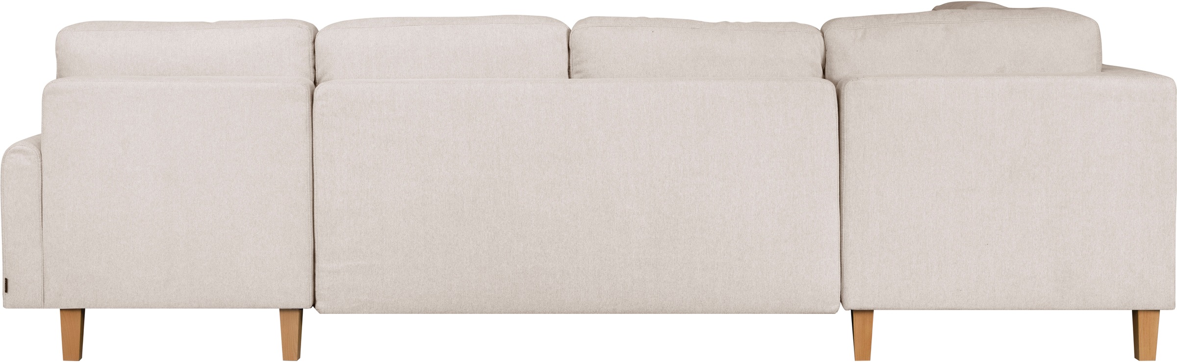 Home affaire Wohnlandschaft »TRIPLO U-Form wahlweise mit Schlaffunktion, B/T/H: 310/192/90 cm«, Schlafsofa, auch mit Bettkasten, Steppung im Rückenkissen
