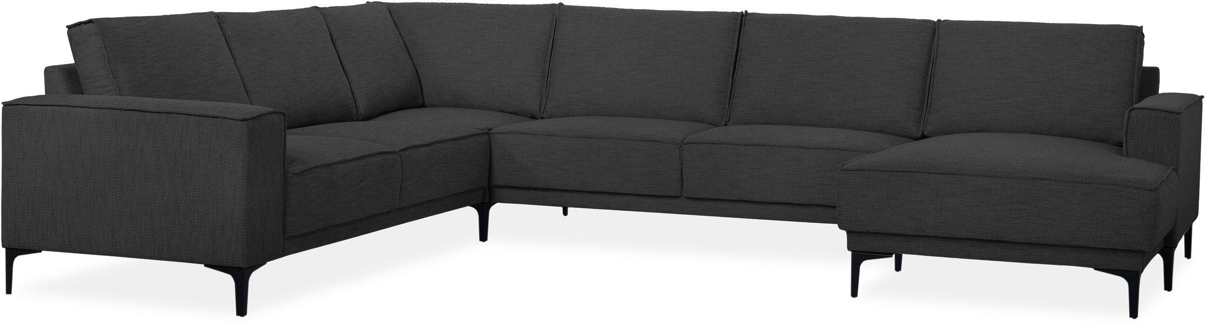 Places of Style Wohnlandschaft »XXL Sofa Oland, Struktur, Flachgewebe, Luxu günstig online kaufen