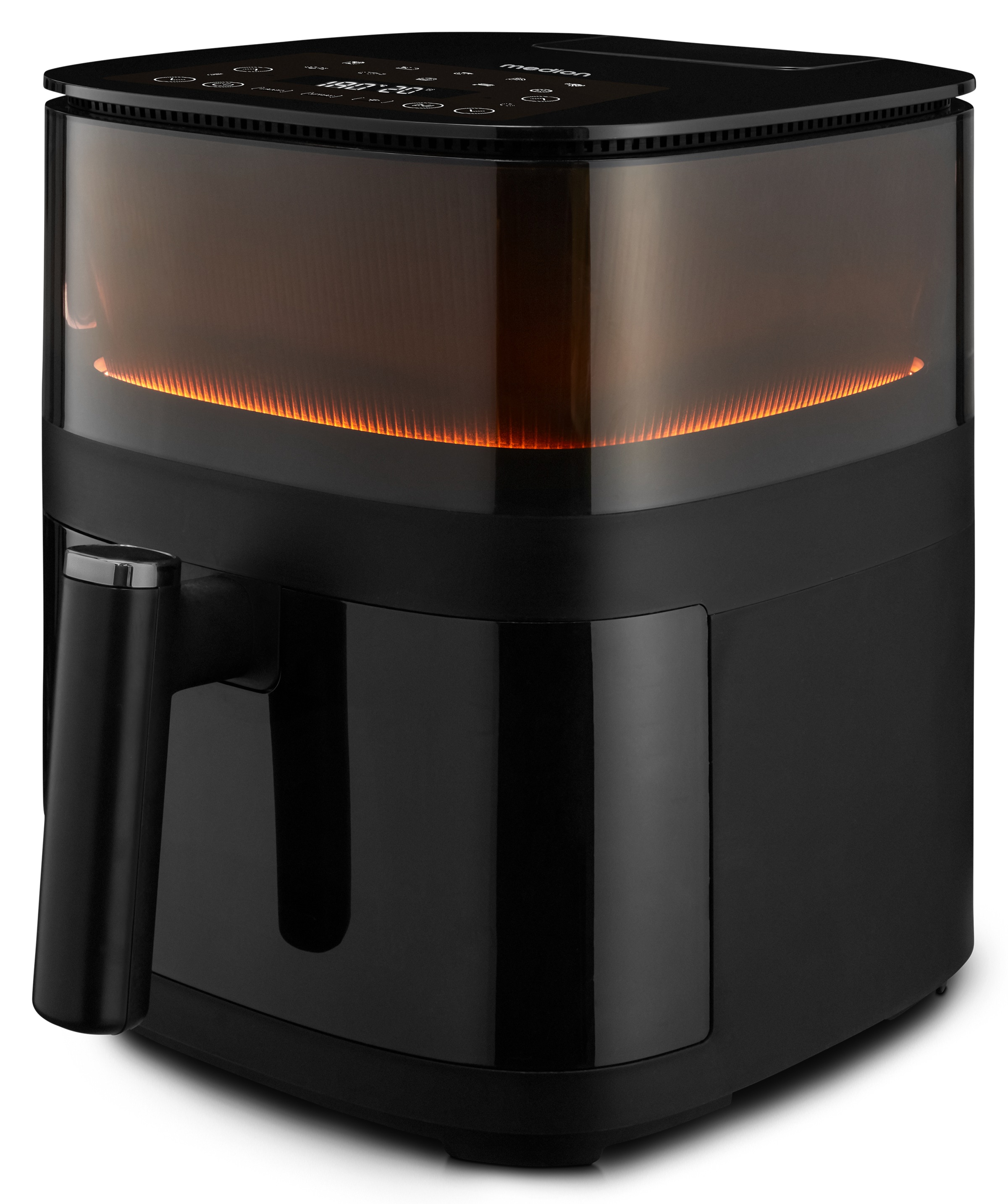 Medion® Heißluftfritteuse »X10 XL (MD 11780), 5 L, 10 Automatikprogramme, Wassersprayfunktion«, 1500 W, Temperatur einstellbar 80 - 230 °C, ILAG Beschichtung, Timer