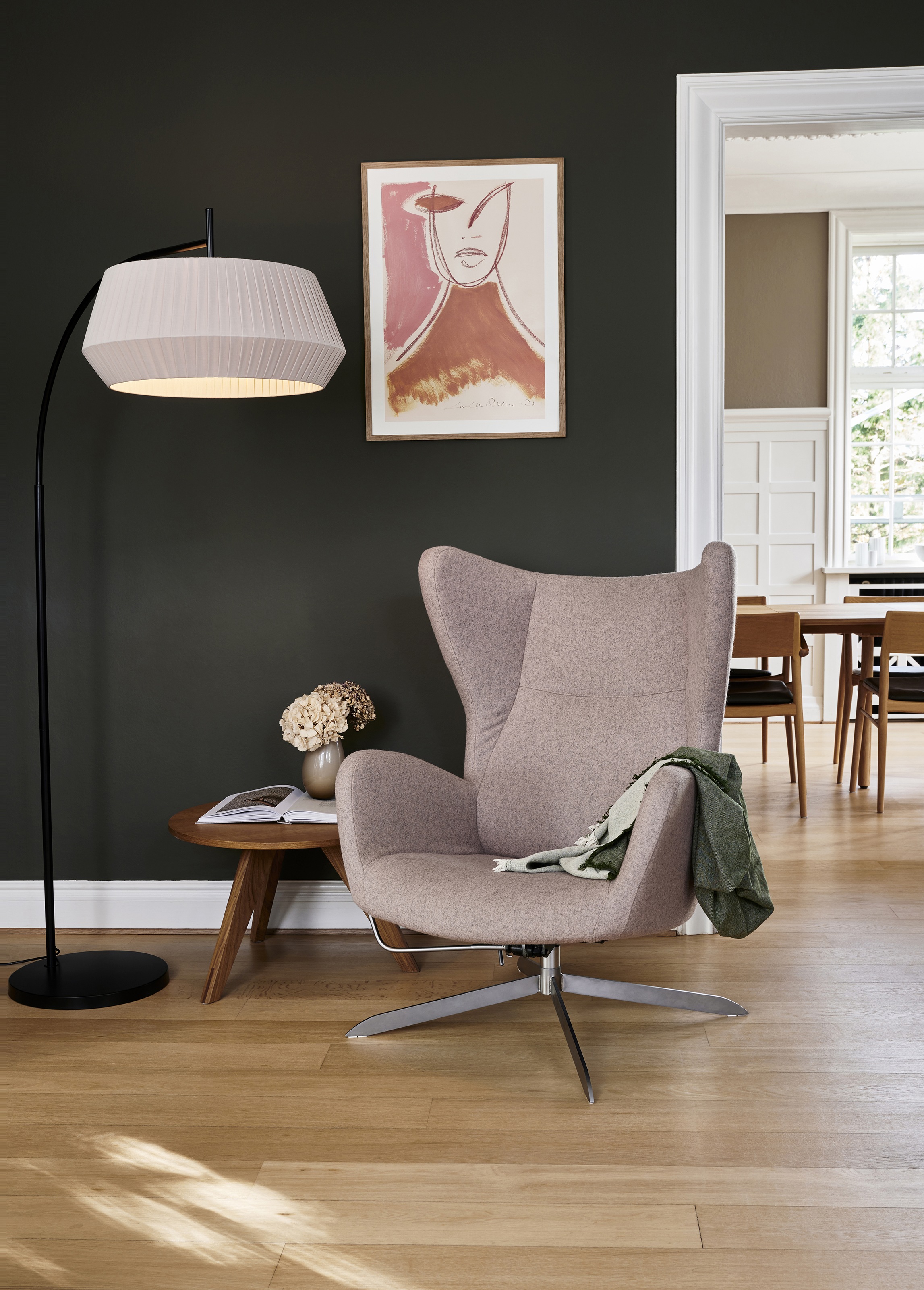 Nordlux Stehlampe »DICTE«, Leuchtmittel E27 | ohne Leuchtmittel, Baumwollschirme