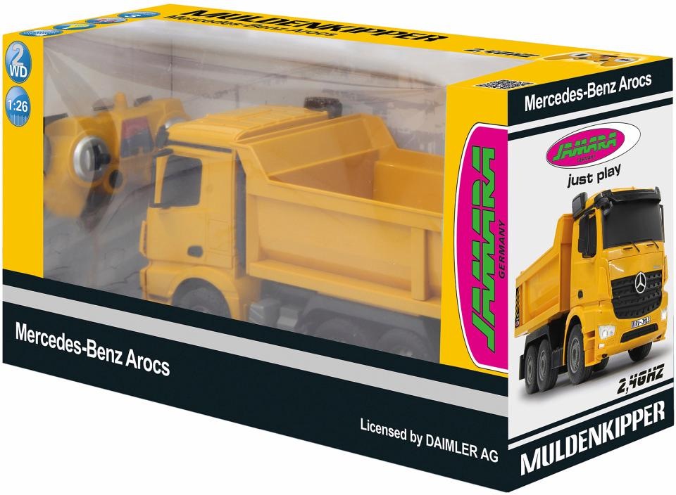 Jamara RC-Truck »Muldenkipper Mercedes Arocs«, mit LED-Licht