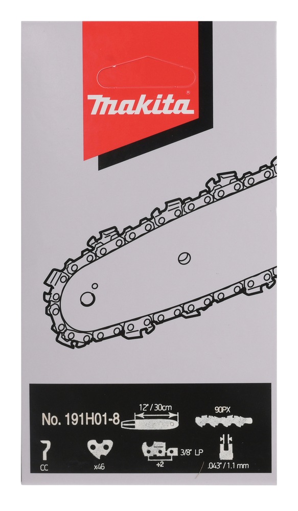 Makita Ersatzkette »»191H01-8««, (1 tlg.), für Sägekette, 90PX, 30cm, BxL: 75x75 cm, Edelstahl