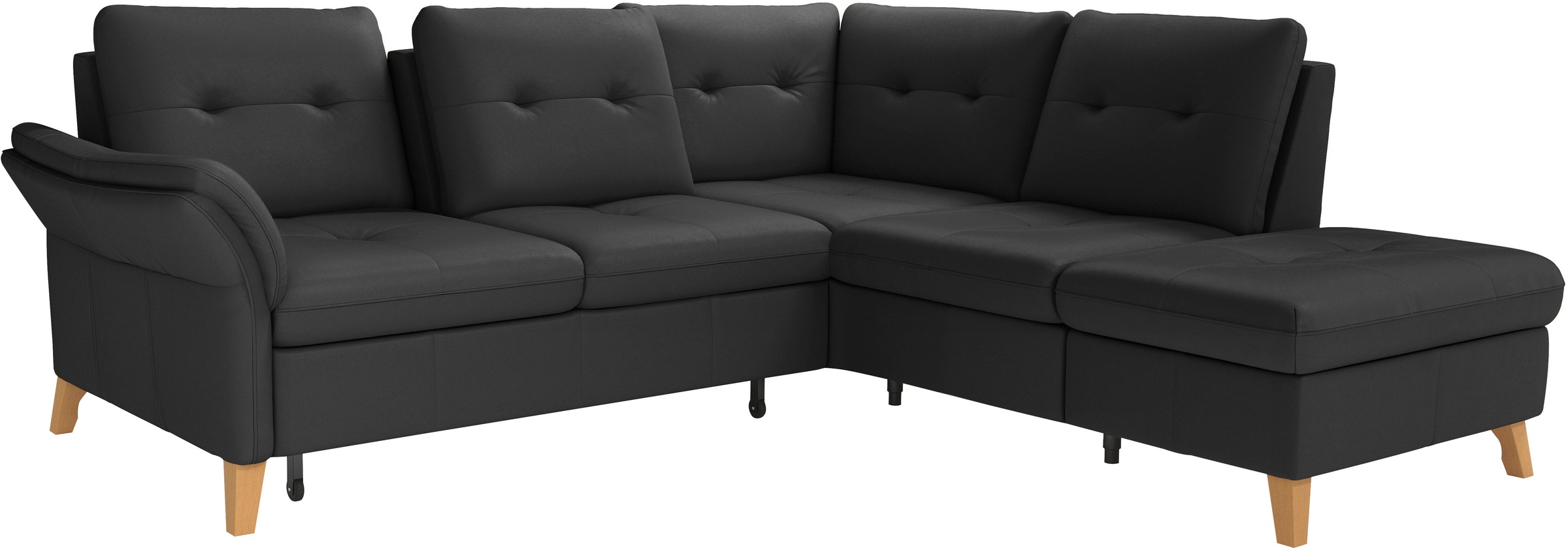 sit&more Ecksofa »Göteborg«, inkl. Sitztiefenverstellung, wahlweise mit Bettfunktion & Bettkasten