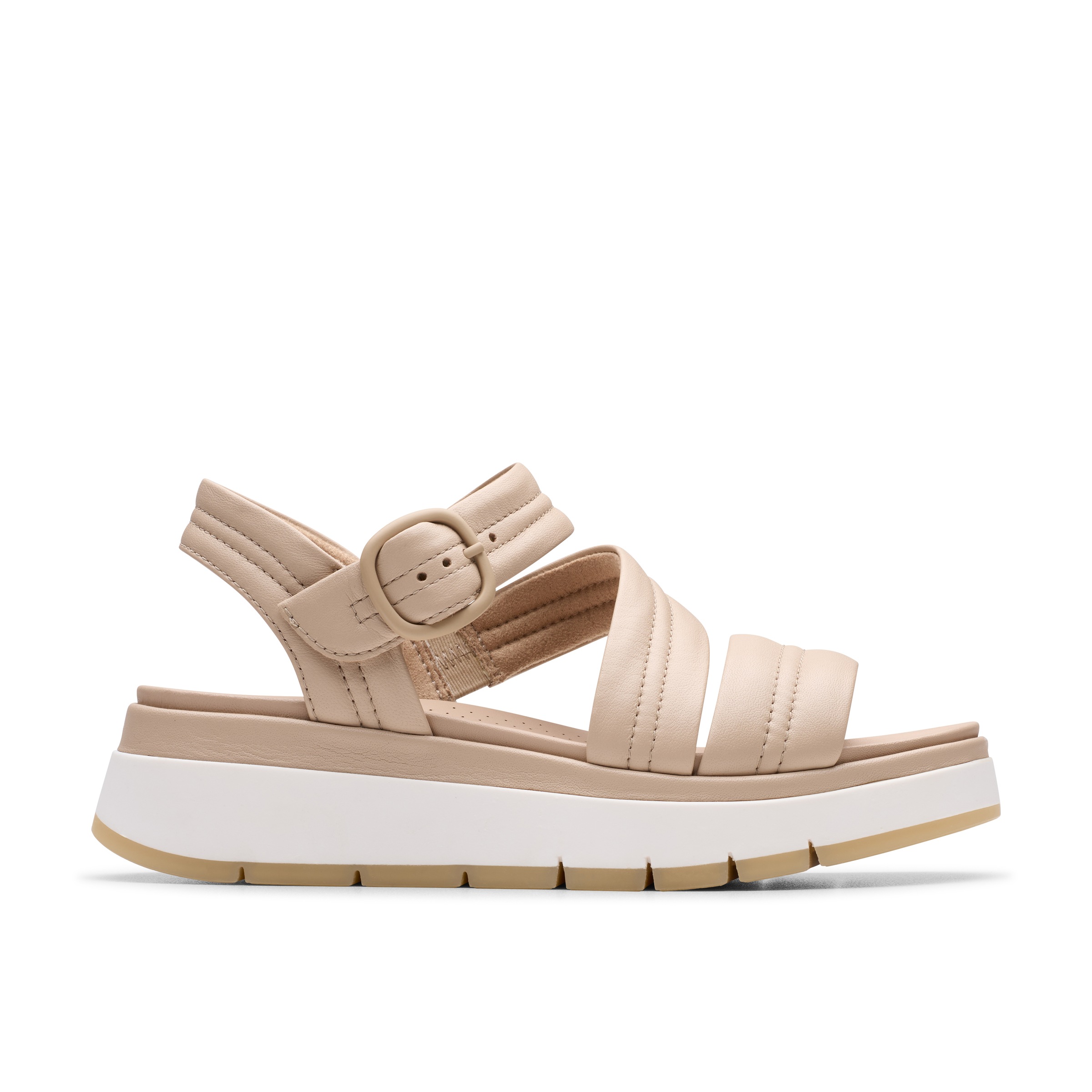 Clarks Sandale »Tuscan Strap«  , Sandalette, Flats, Sommerschuh mit Plateausohle