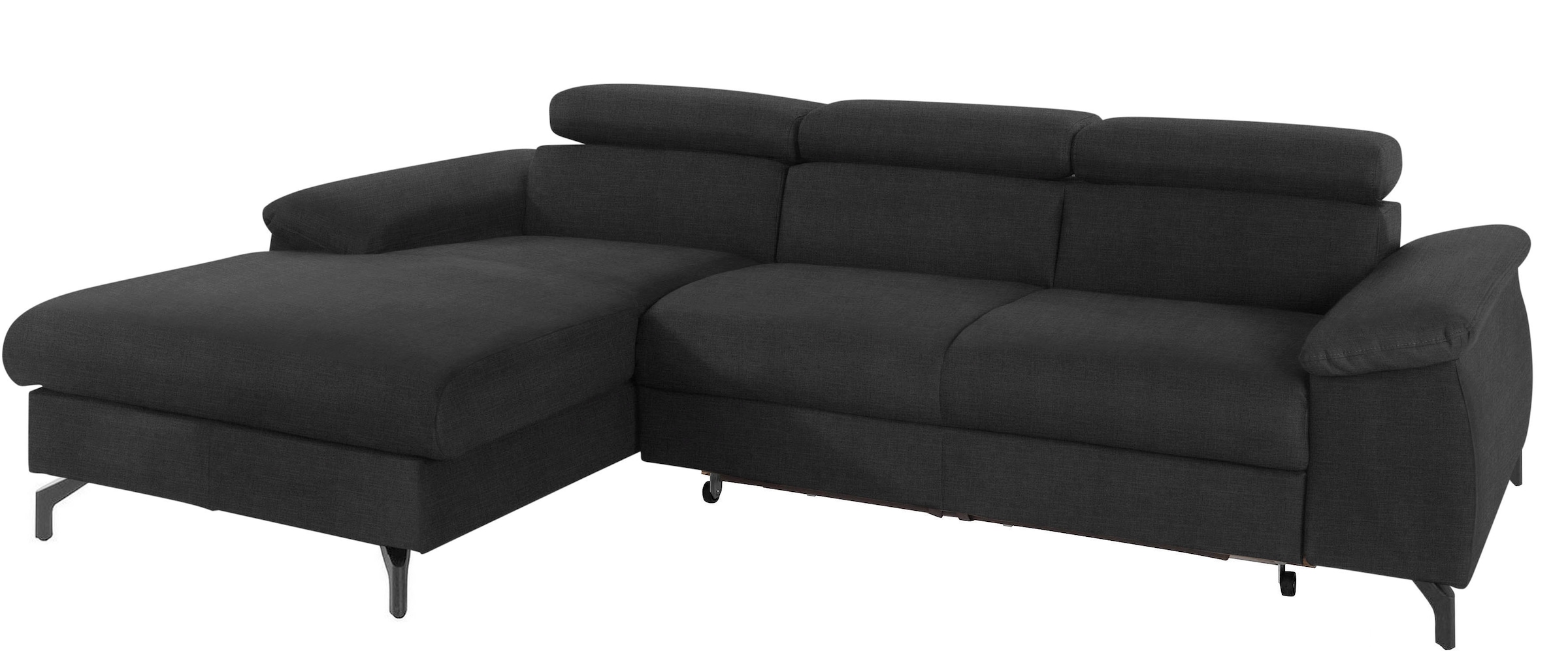COTTA Ecksofa »Kitty L-Form«, mit Kopfteilverstellung, wahlweise mit Bettfunktion & Bettkasten