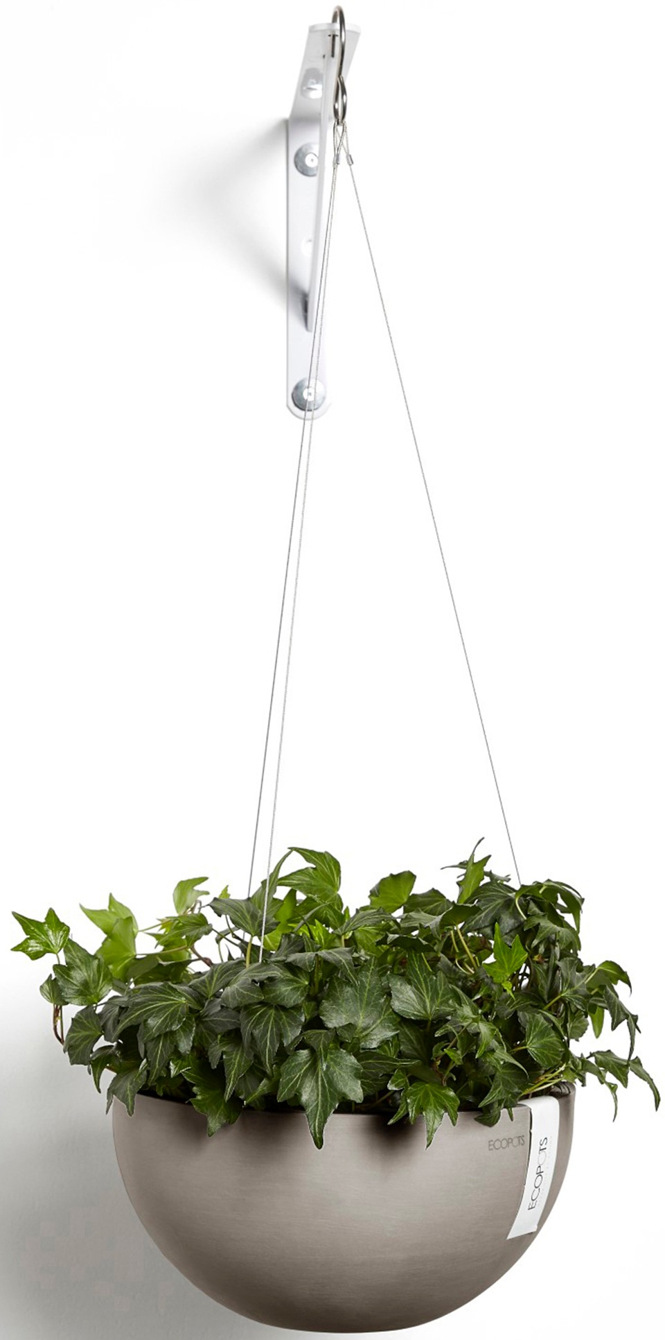 ECOPOTS Blumentopf »Brussels hängend 27 Taupe« für innen und außen: frostsicher, bruchsicher und lichtbeständig