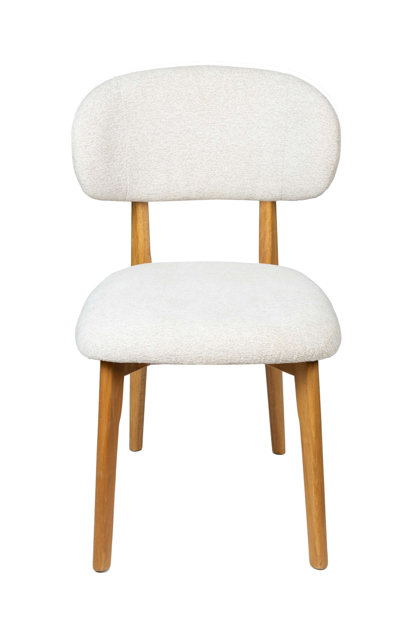 Home affaire Esszimmerstuhl »Nomo Polsterstuhl, Küchenstuhl, 4-Fußstuhl« () 2 Stk.Chenille, Massivholzbeine, Retro