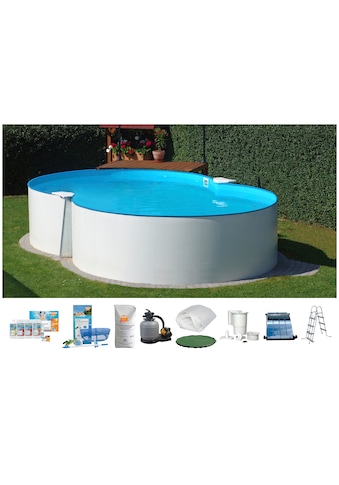 Clear Pool Achtformpool, (Set), 10-tlg., BxLxH: 300x470x120 cm, weiß kaufen