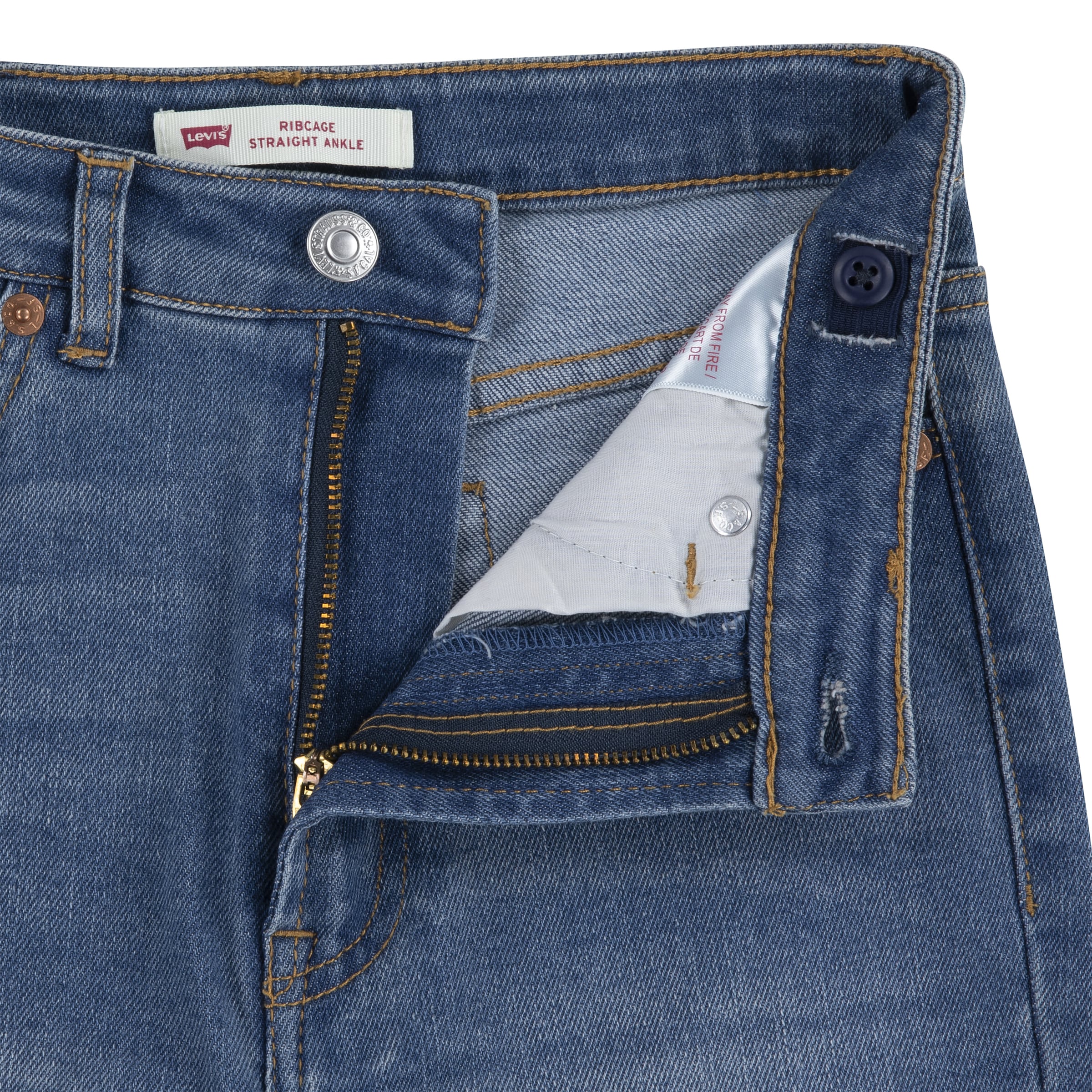 Levi's® Kids Weite Jeans »LVG RIBCAGE STRAIGHT« Straight Fit, for GIRLS