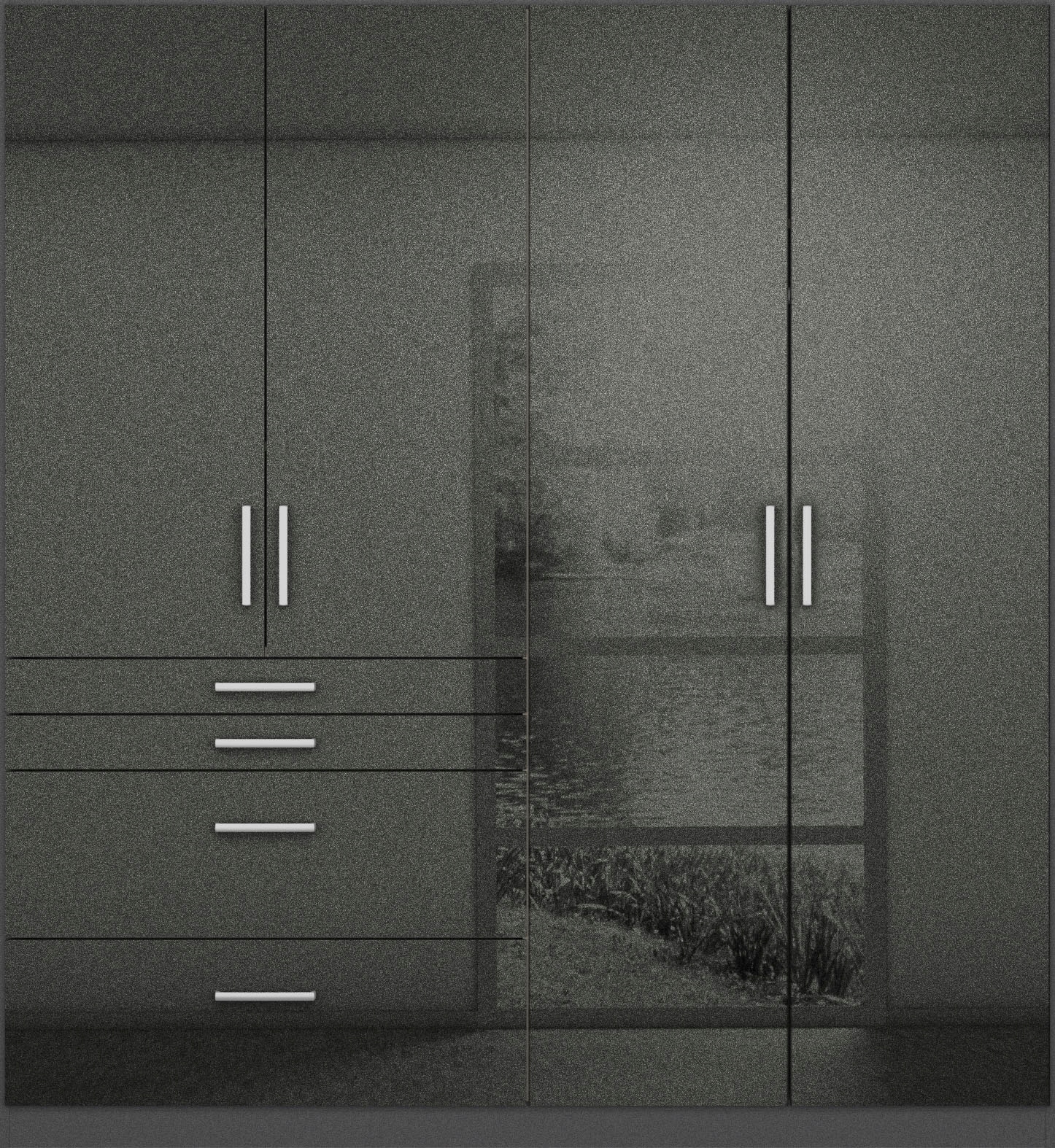 rauch Schrank-Set »Kleiderschrank Schrank Garderobe Garderobenschrank Eckschrank HOMBURG« Set, 