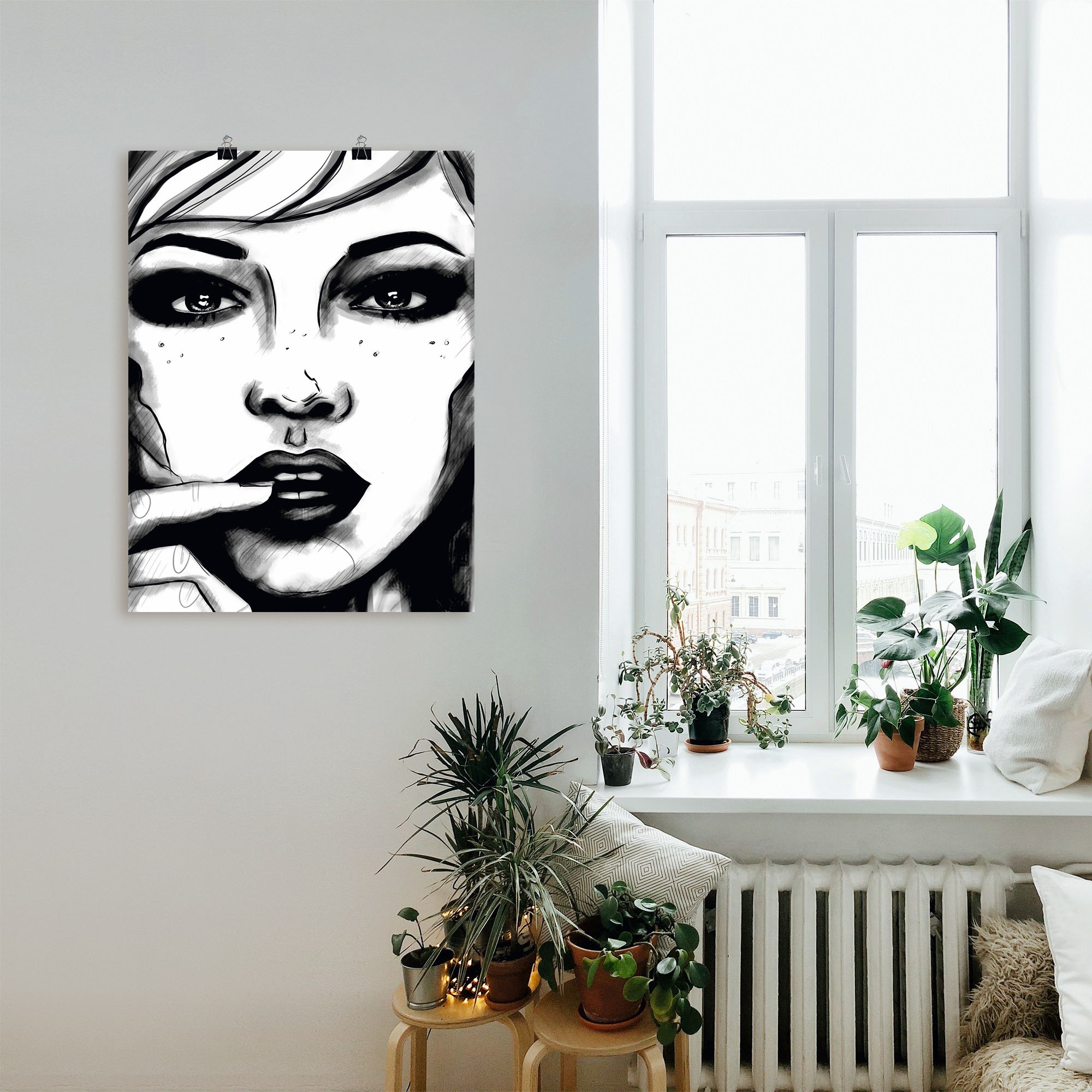 Artland Poster »In your Eyes«, Portrait, (1 St.), als Alubild, Leinwandbild günstig online kaufen