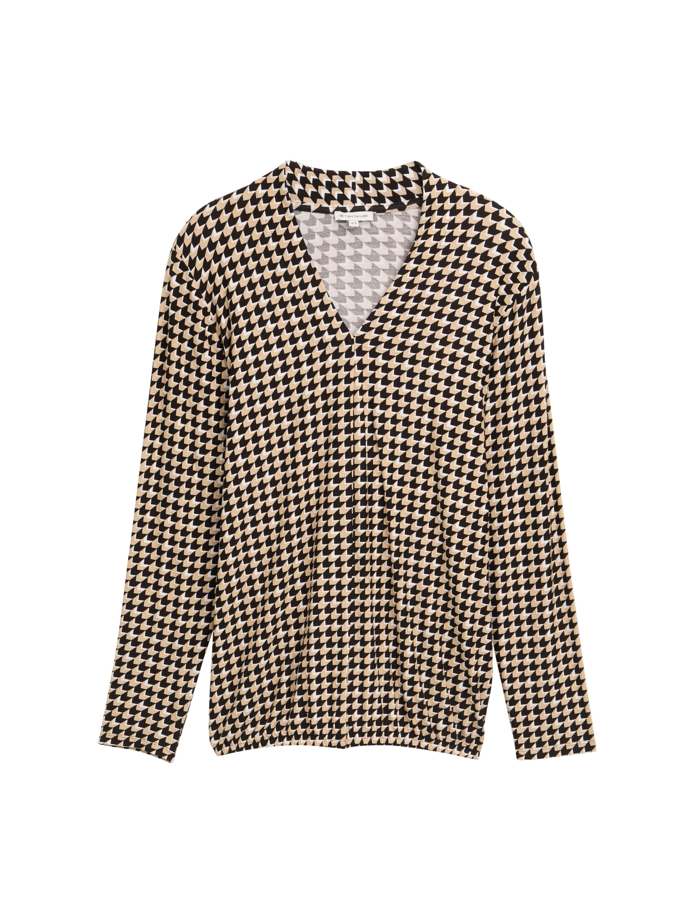 TOM TAILOR PLUS Langarmshirt, mit Muster